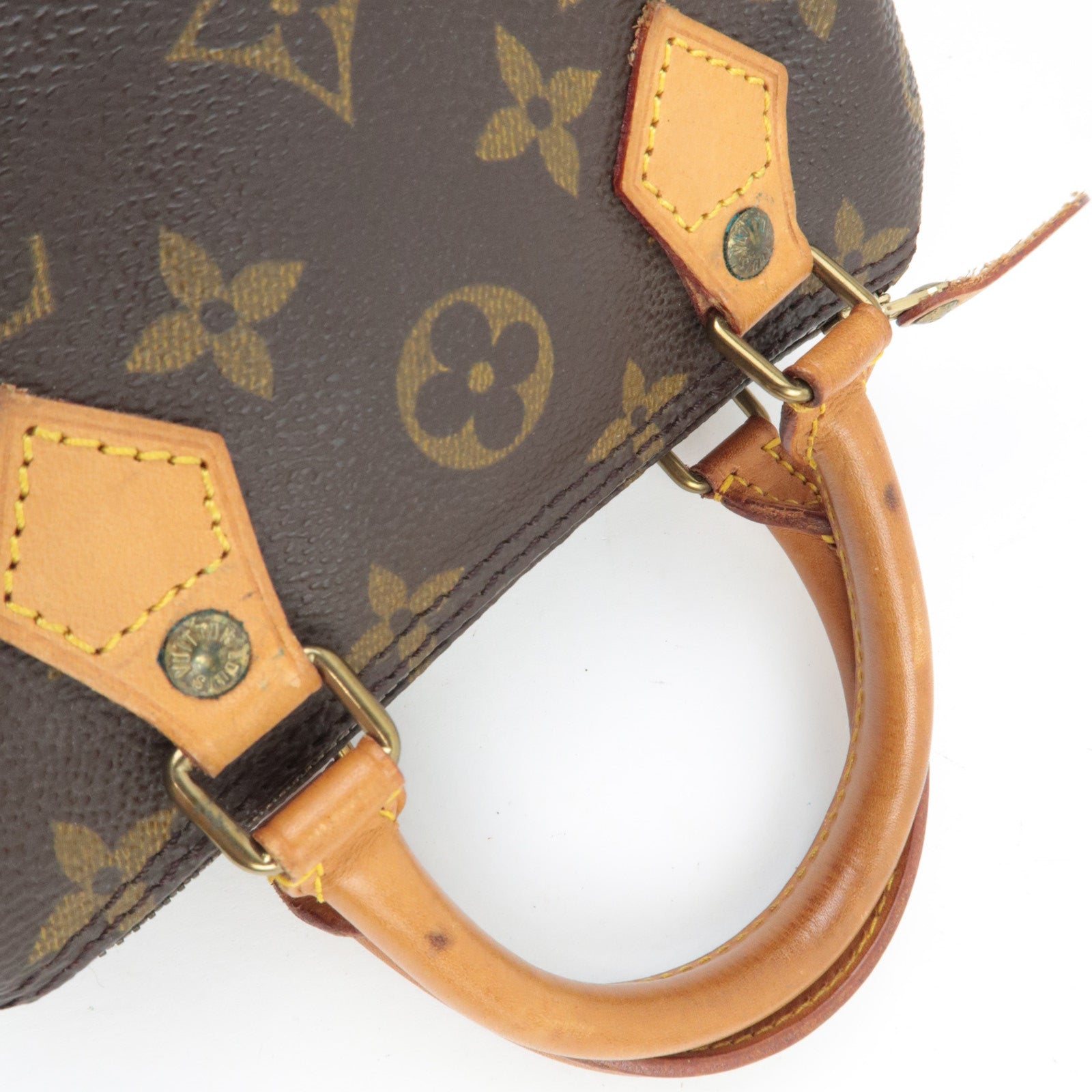 Louis Vuitton Monogram Mini Speedy 2Way Handbag M41534 TH1921