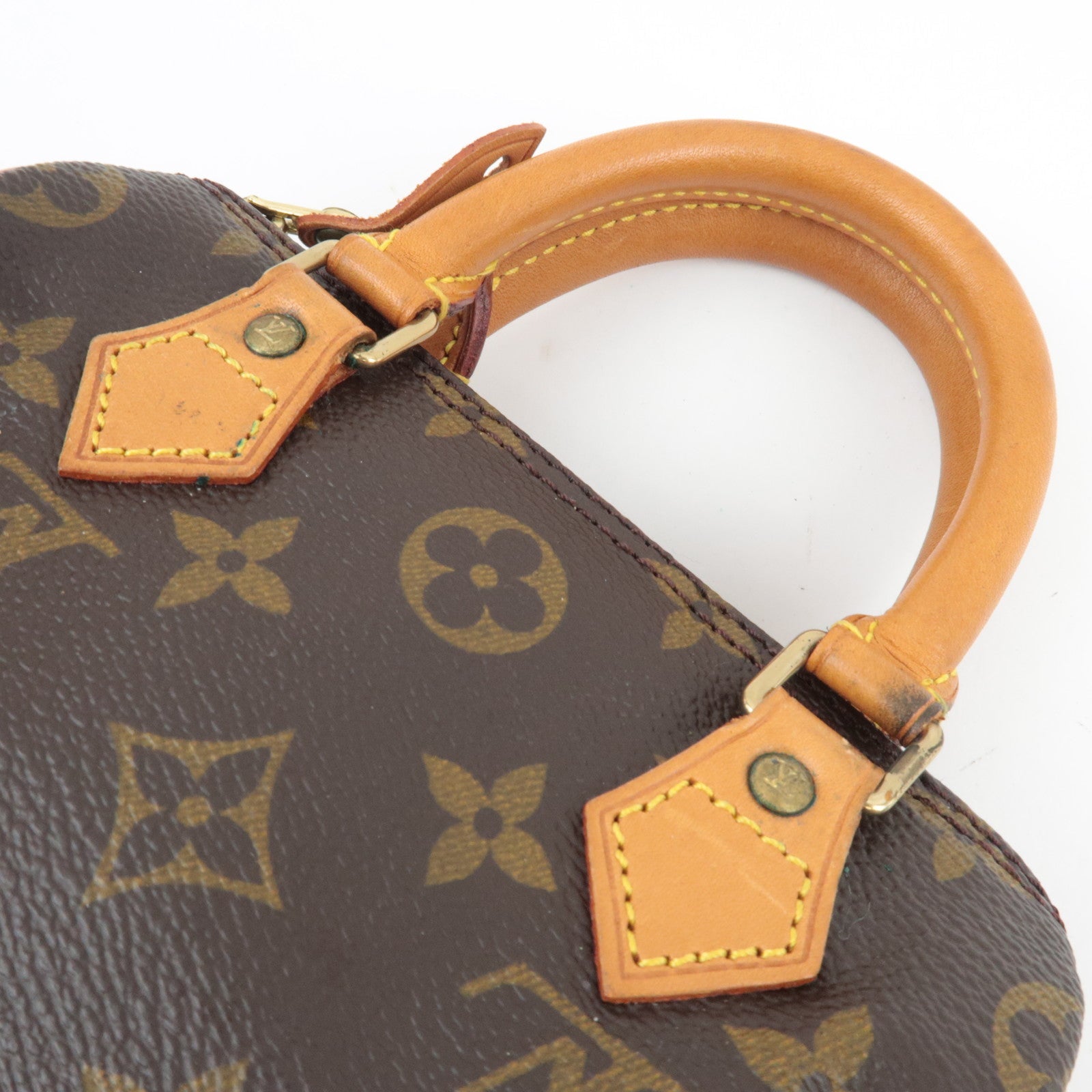 Louis Vuitton Monogram Mini Speedy 2Way Handbag 41534 TH0955 *Strap