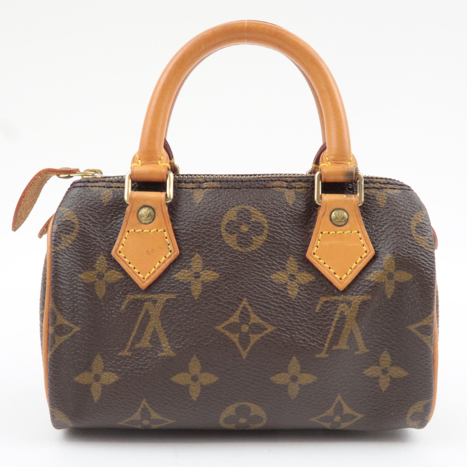 Louis Vuitton Monogram Mini Speedy 2Way Handbag 41534 TH0955 *Strap