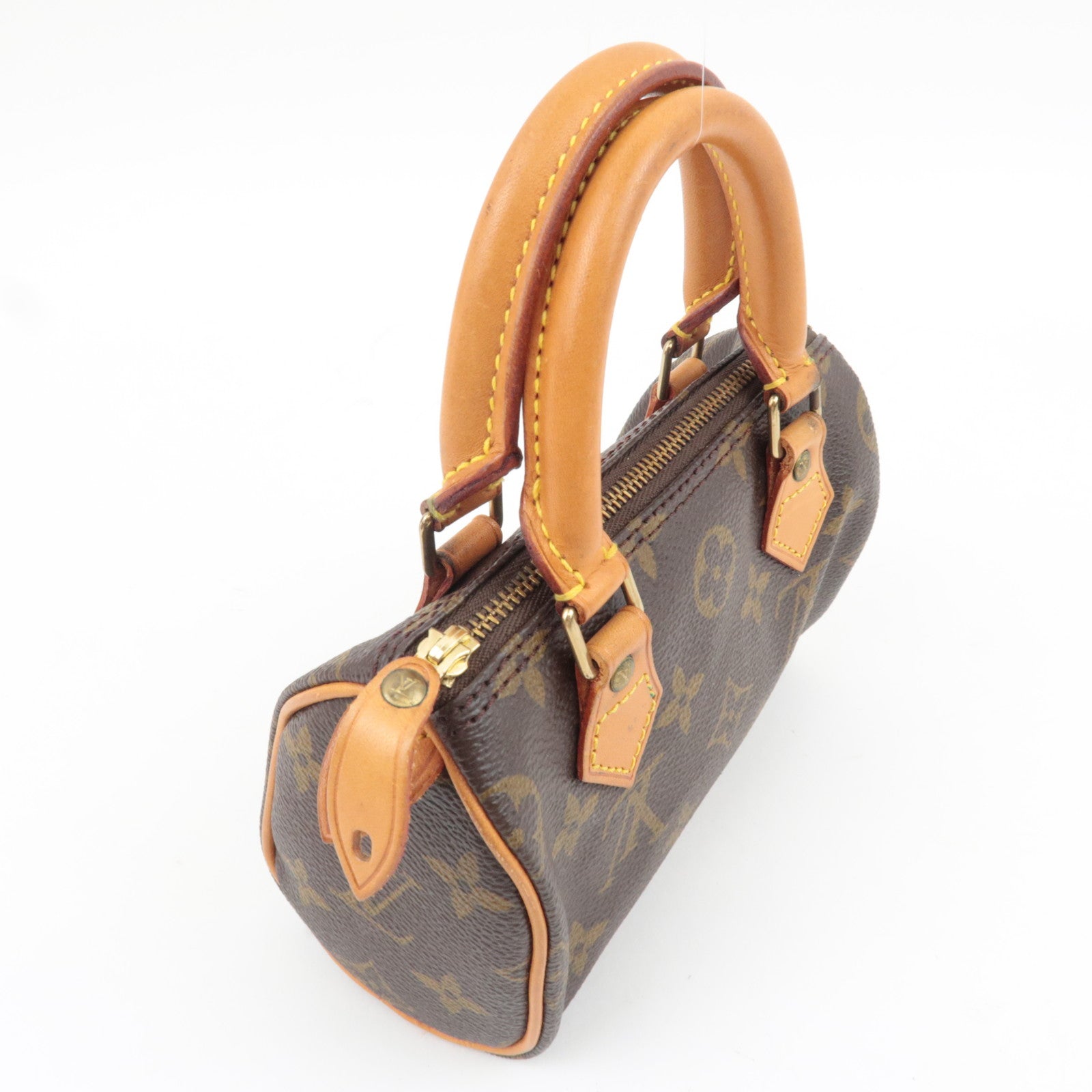 Louis Vuitton Monogram Mini Speedy 2Way Handbag 41534 TH0955 *Strap