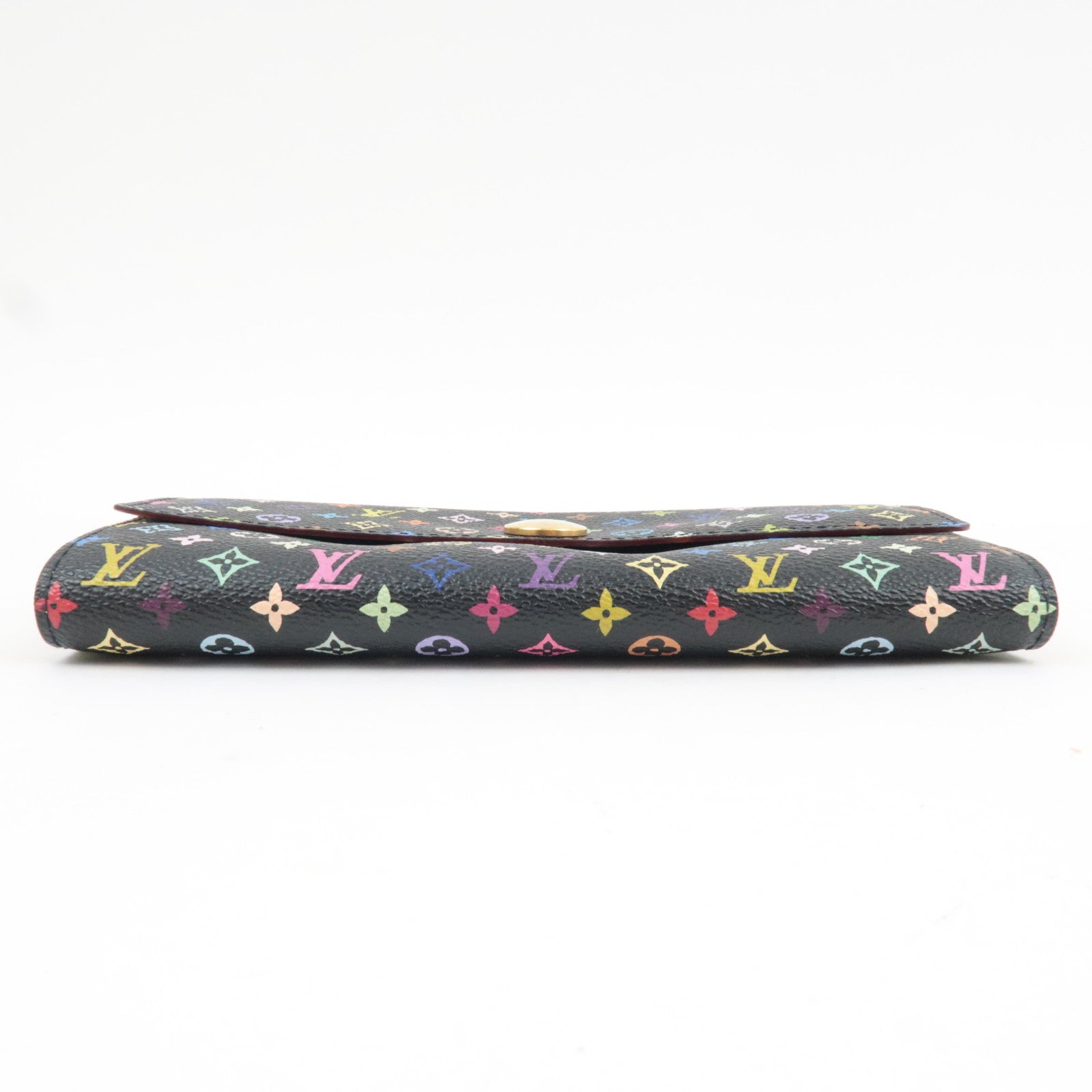 Louis Vuitton Monogram Multicolor Portefeuille Sarah Long Wallet Noir M93533 TH4017