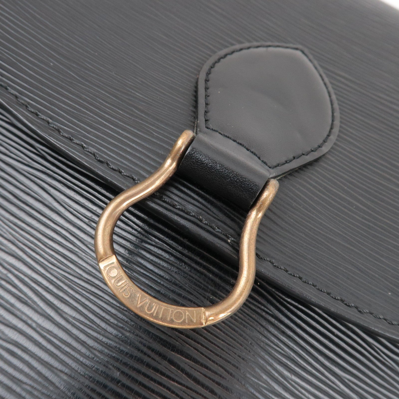 Louis Vuitton Epi Saint Cloud Shoulder Bag Noir M52192 TH0957