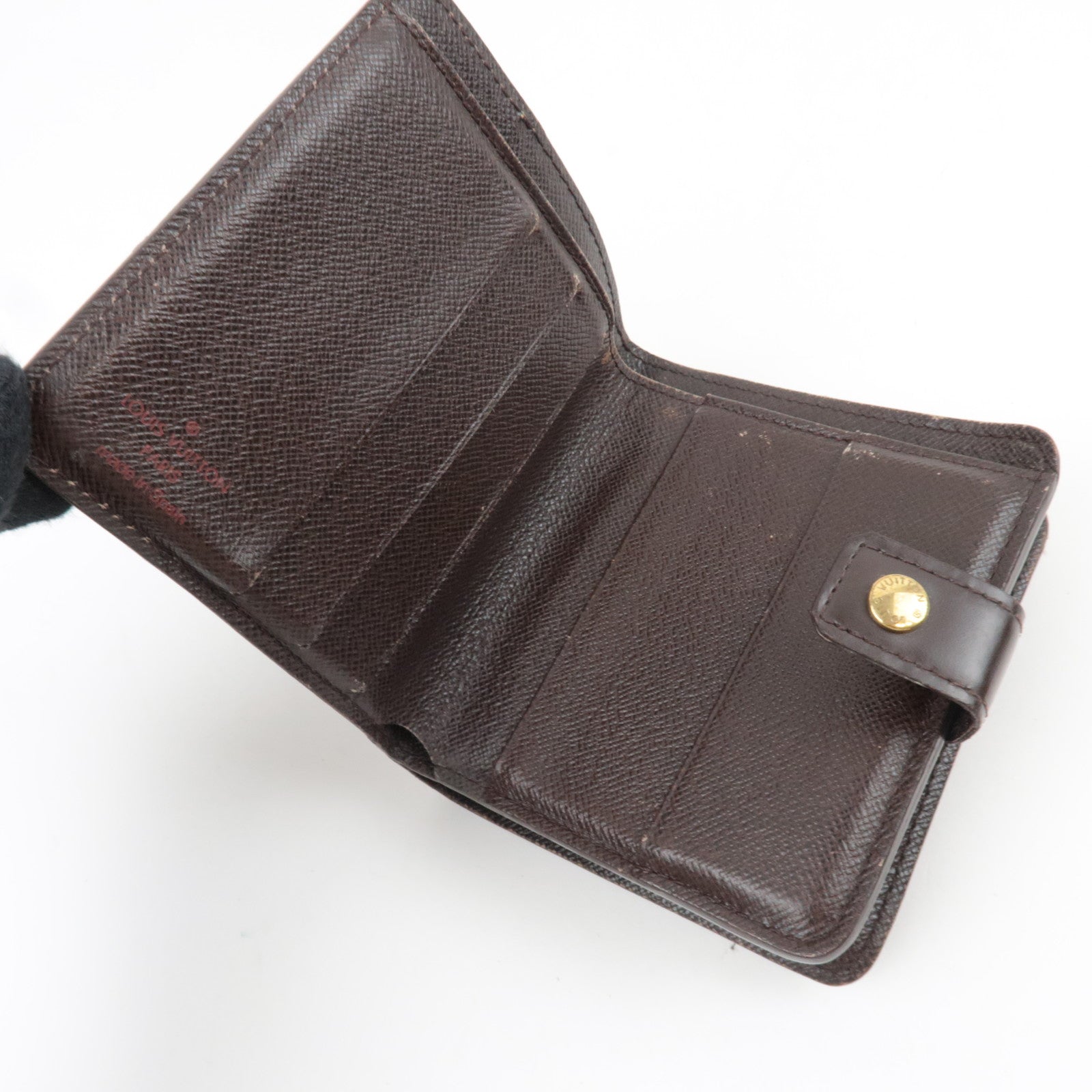 Louis Vuitton Damier Compact Zip Small Wallet N61668 CA1012