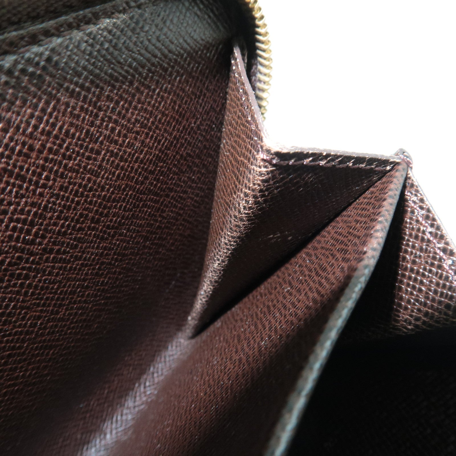 Louis Vuitton Damier Compact Zip Small Wallet N61668 CA1012