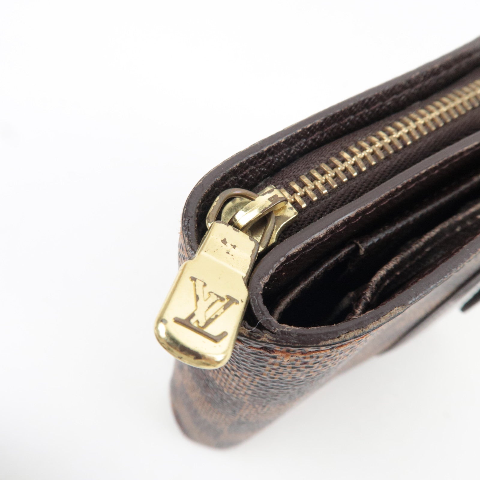 Louis Vuitton Damier Compact Zip Small Wallet N61668 CA1012