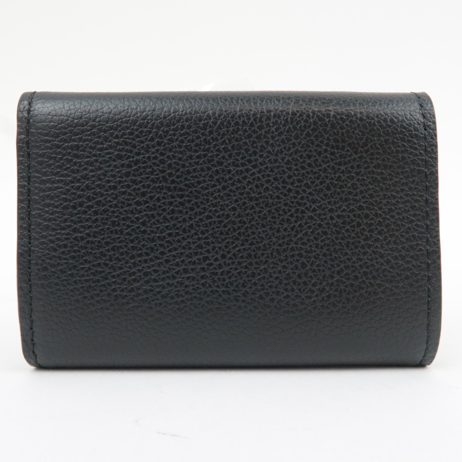 Louis Vuitton Portefeuille Lock Mini Tri-Fold Wallet Noir M63921 RFID *Box, Dust bag