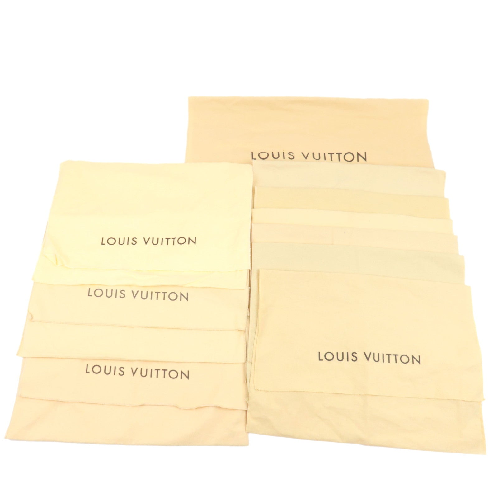 Louis Vuitton Set of 10 Dust Bag Cotton Beige80772