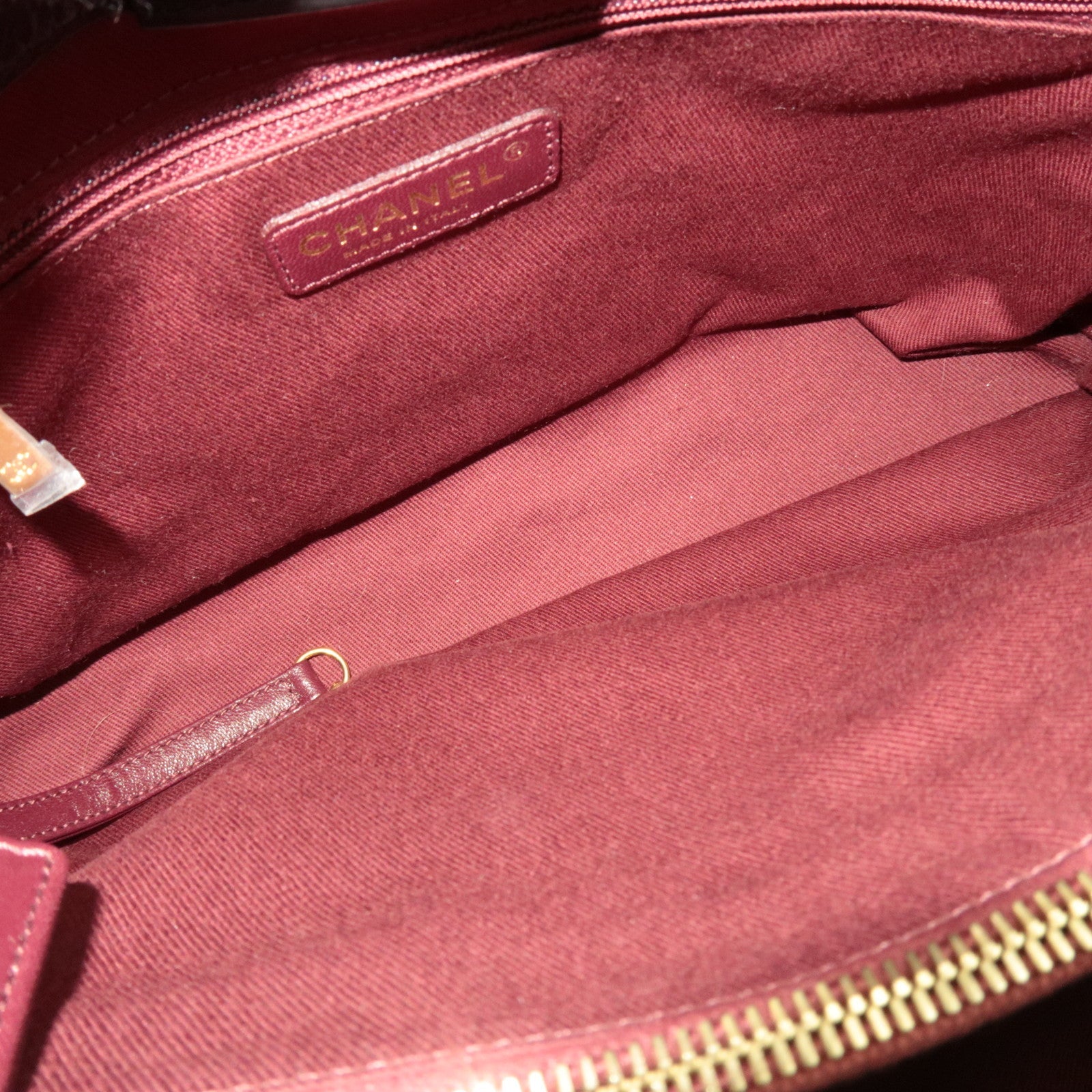 CHANEL Matelasse Chain Tote Bag Lambskin Black Gold HDW A66415 18364637 *Dust bag, G card