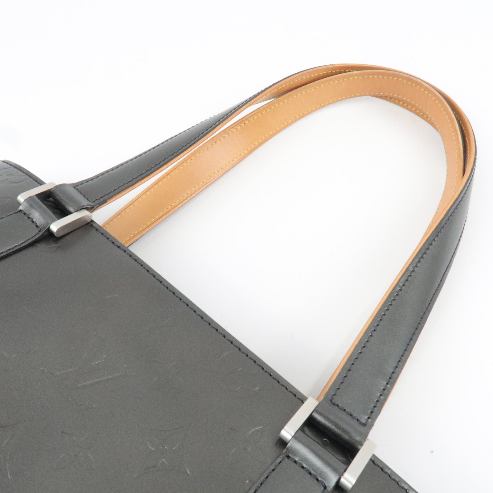 Louis Vuitton Monogram Matte Stockton Handbag Noir M55112 CA0042