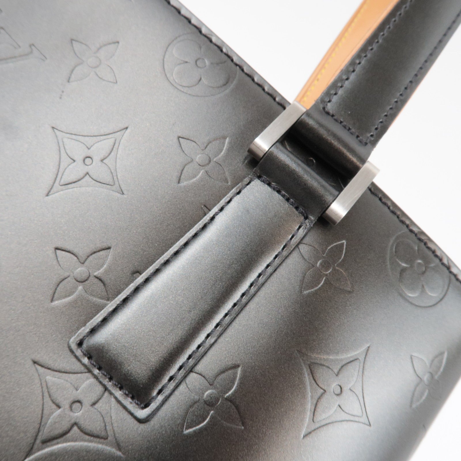 Louis Vuitton Monogram Matte Stockton Handbag Noir M55112 CA0042