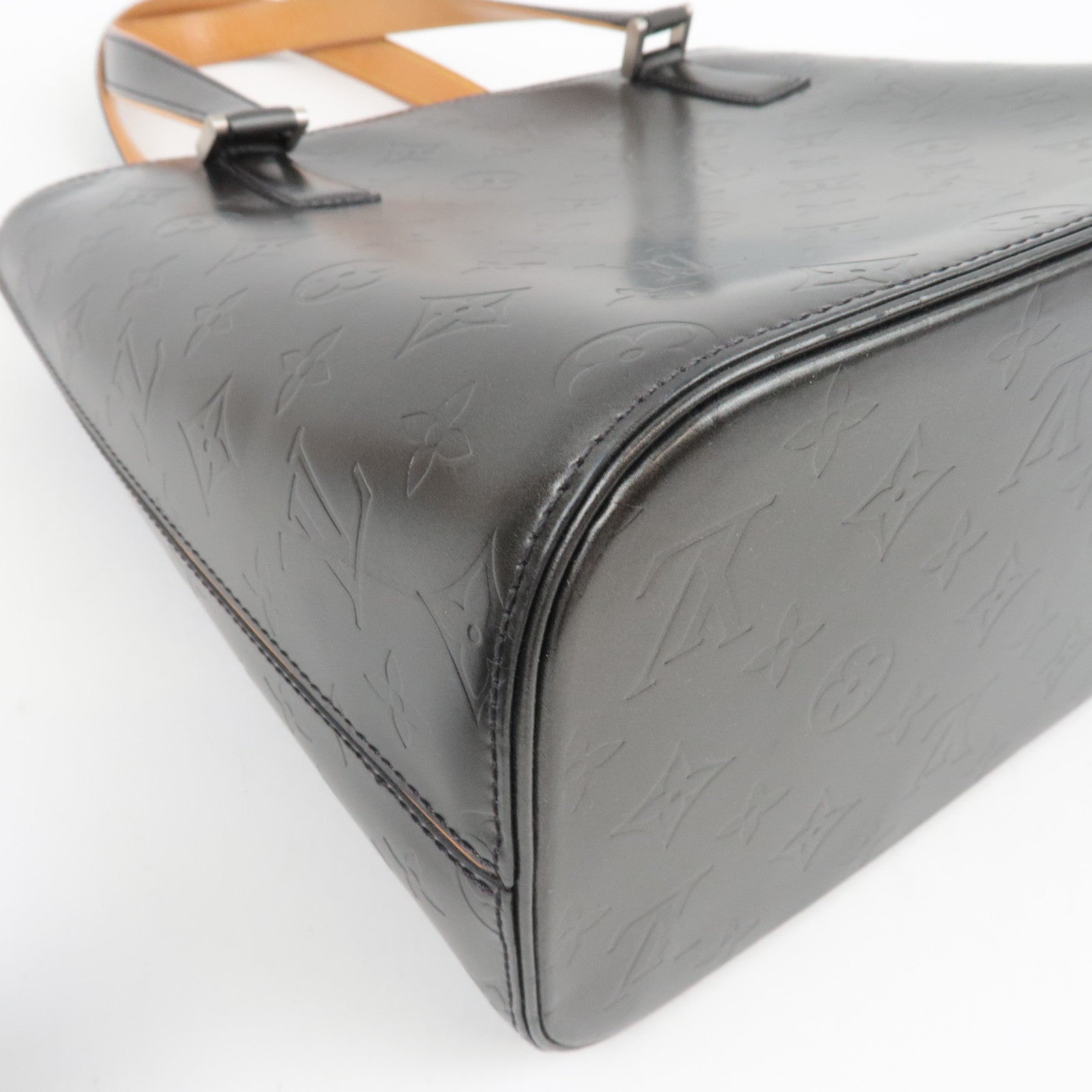 Louis Vuitton Monogram Matte Stockton Handbag Noir M55112 CA0042