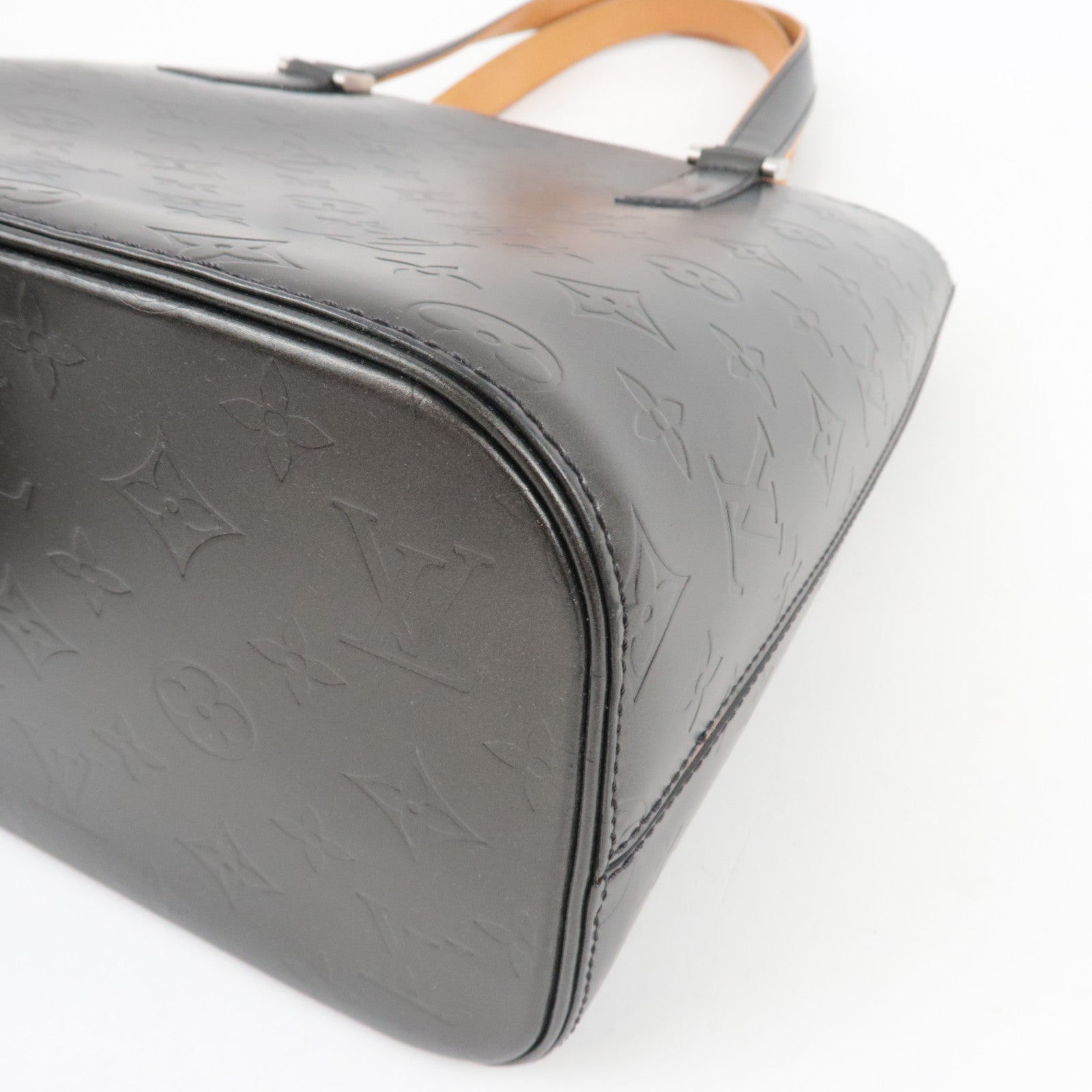 Louis Vuitton Monogram Matte Stockton Handbag Noir M55112 CA0042