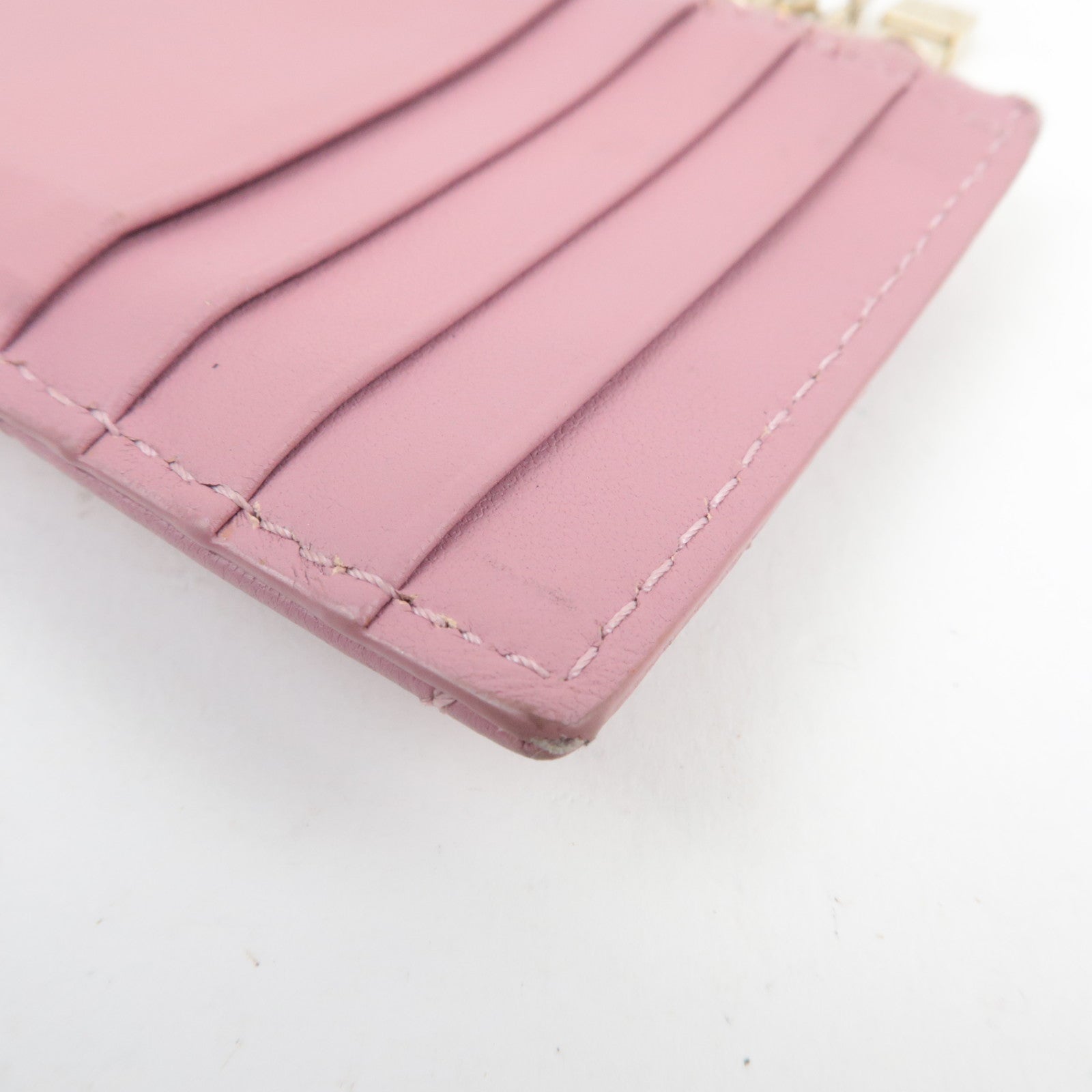 Christian Dior Lady Dior Fragment Case Leather Pink