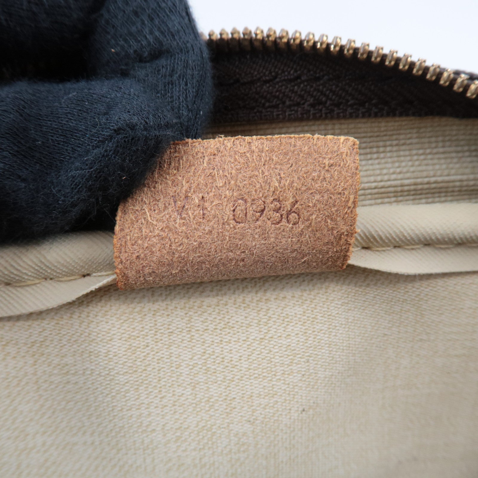 Louis Vuitton Monogram Deauville Handbag M47270 VI0936 *Name tag