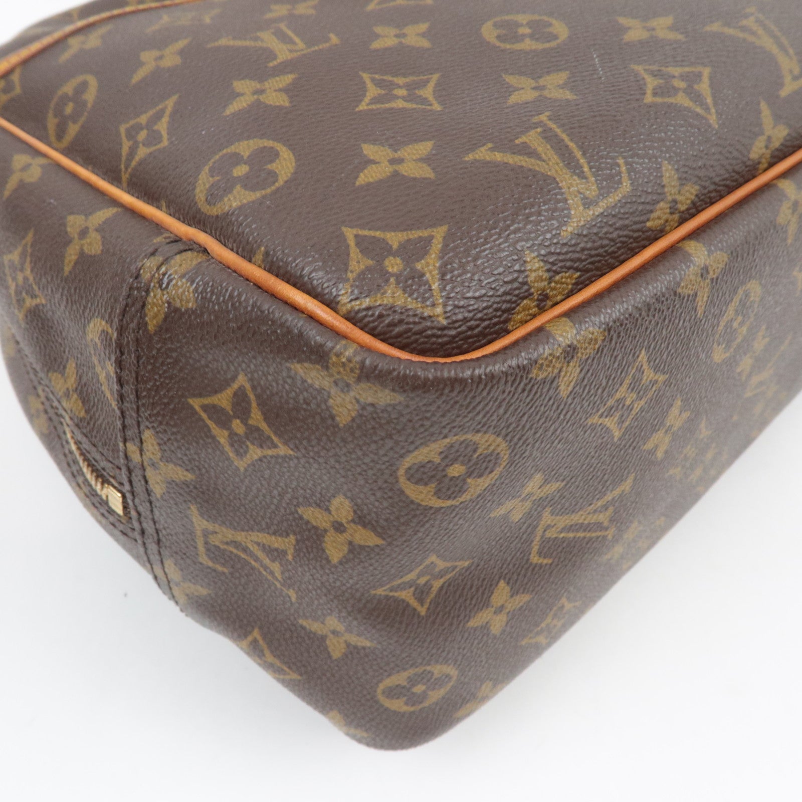Louis Vuitton Monogram Deauville Handbag M47270 VI0936 *Name tag