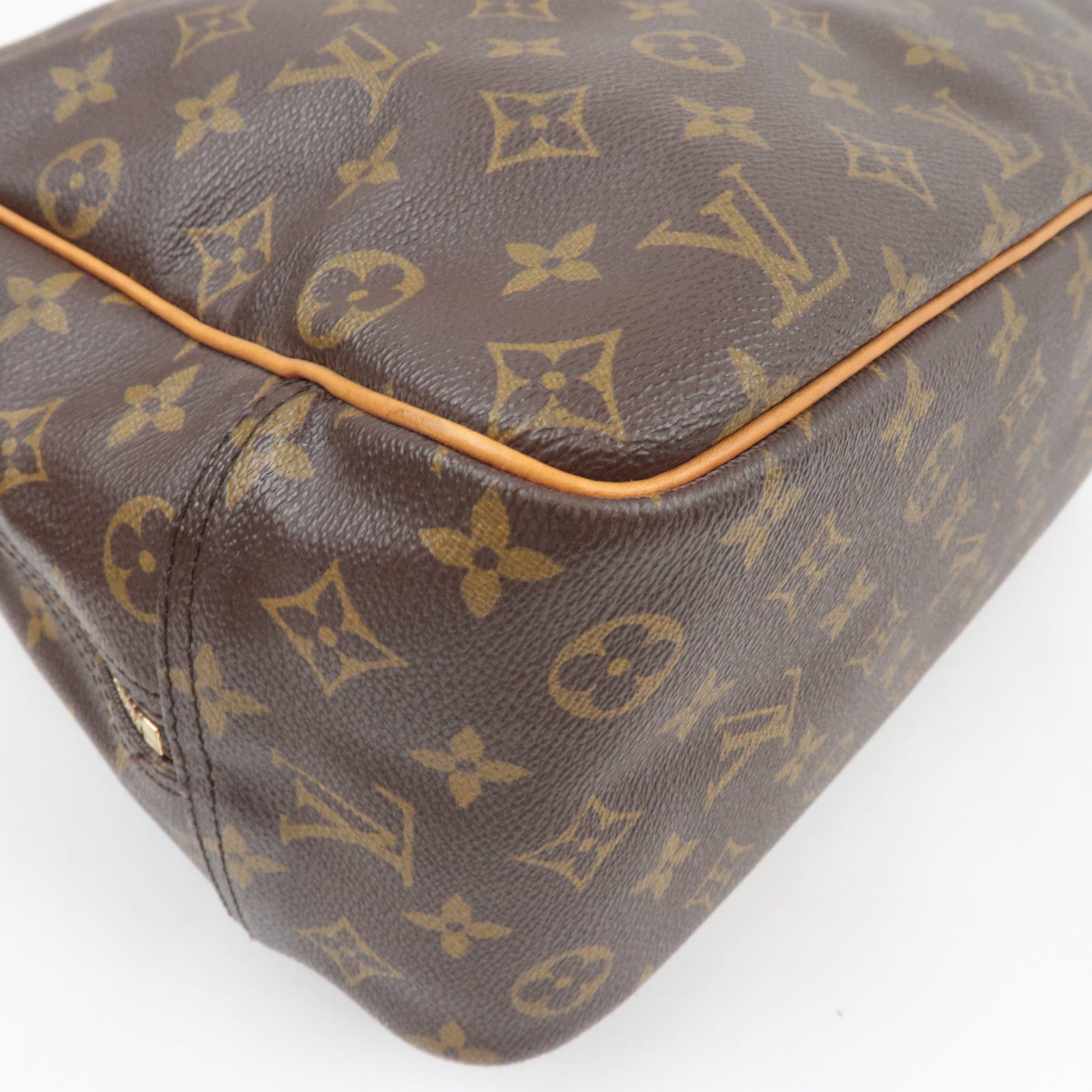 Louis Vuitton Monogram Deauville Handbag M47270 VI0936 *Name tag
