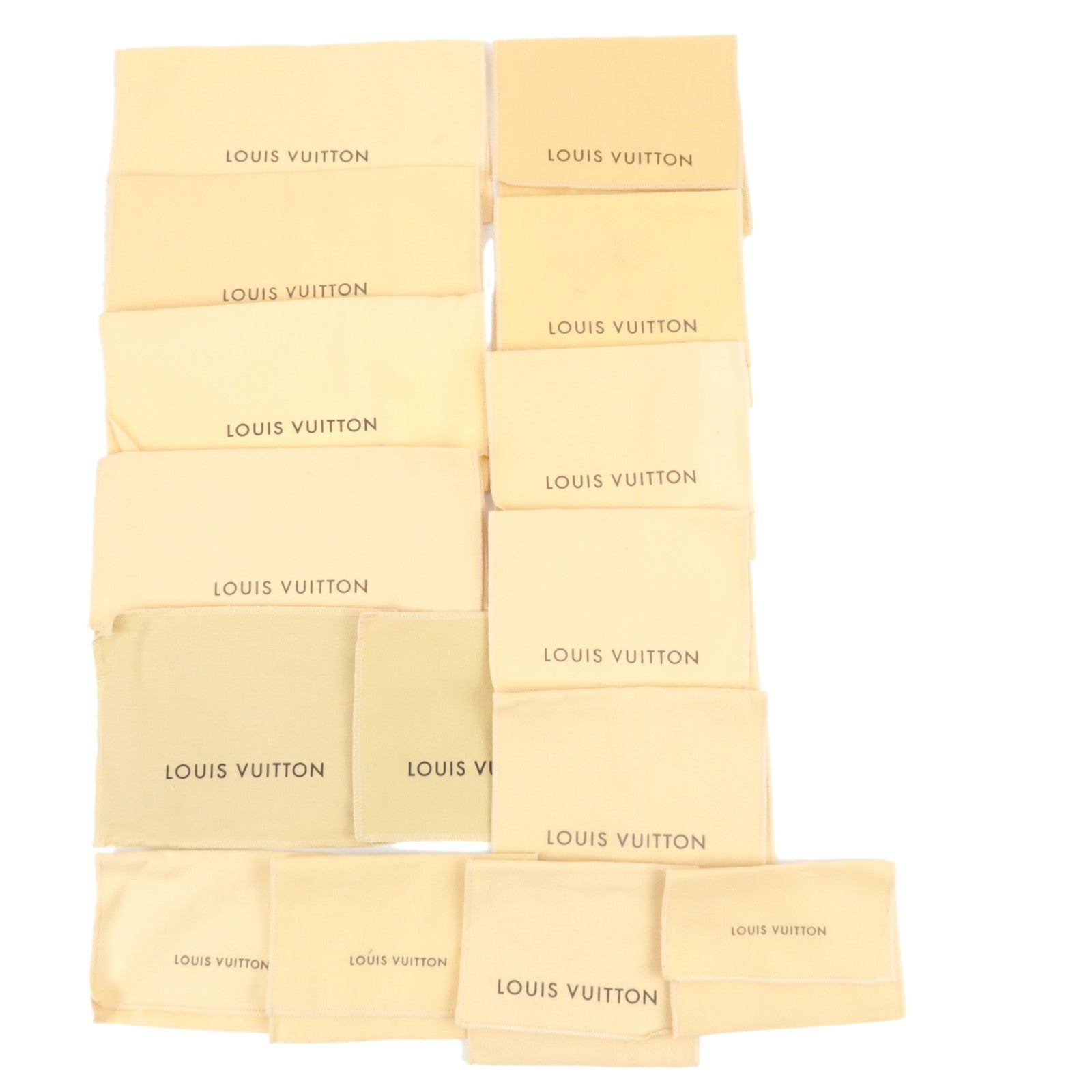 Louis Vuitton Set of 15 Small Dust Bag Cotton Beige80863