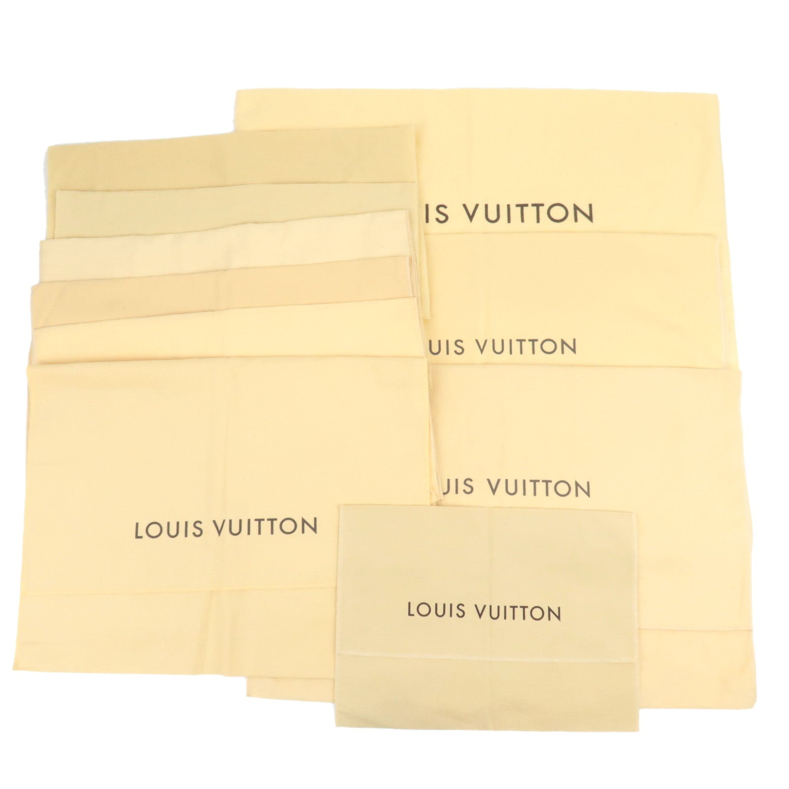 Louis Vuitton Set of 10 Dust Bag Cotton Beige80864