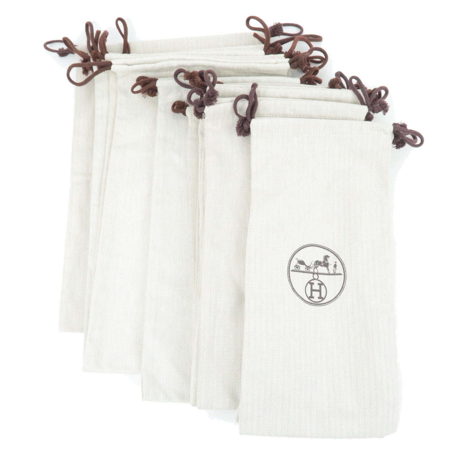 HERMES Set of 9 Pairs of Shoe Dust Bag Cotton80866