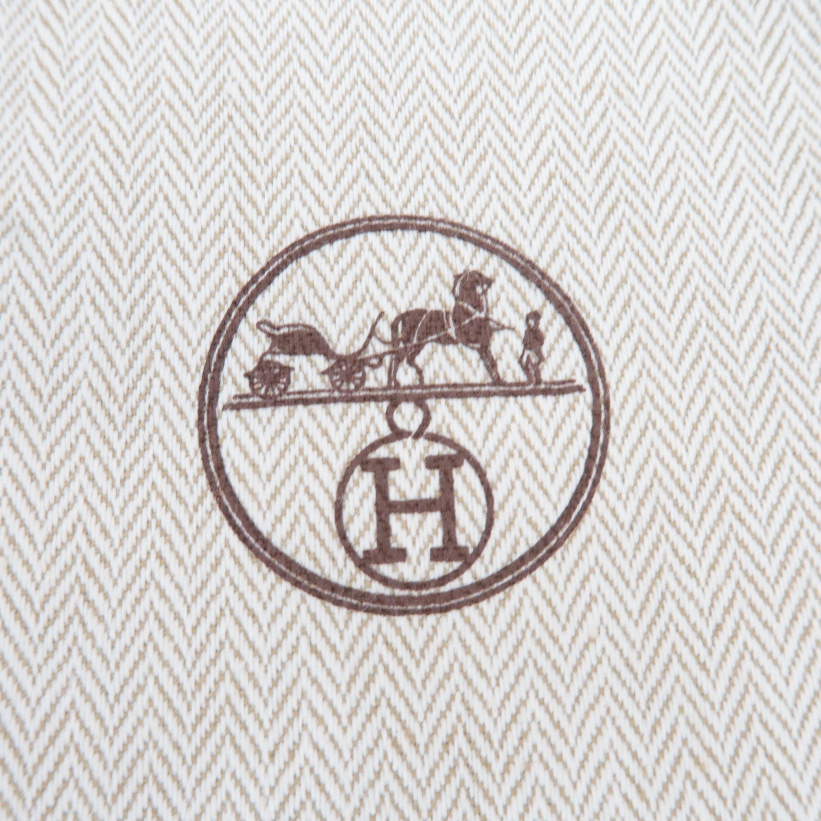 HERMES Set of 11 Small Dust Bag Cotton Gray