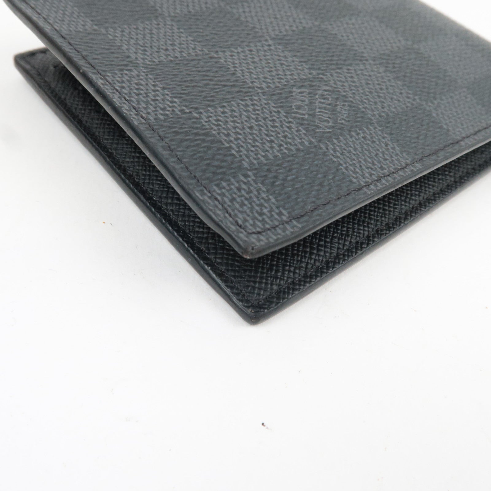 Louis Vuitton Damier Graphite Portefeuille Marco NM Bifold Wallet N63336 RFID