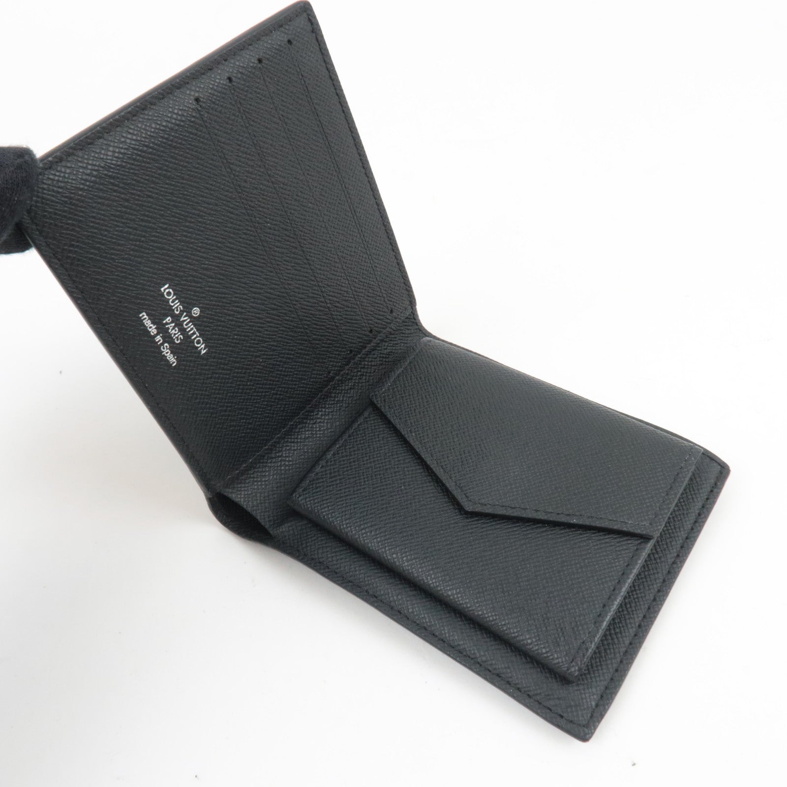 Louis Vuitton Damier Graphite Portefeuille Marco NM Bifold Wallet N63336 RFID
