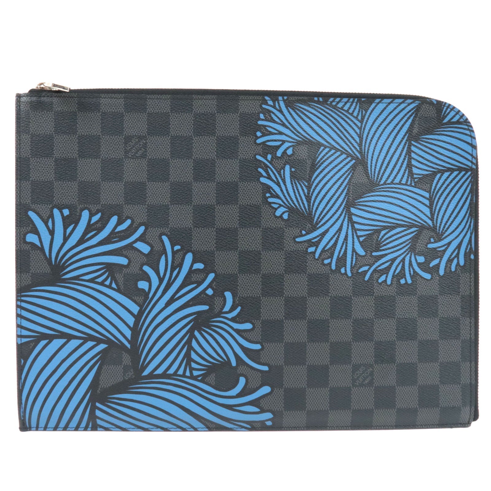 Louis Vuitton Damier Graphite Pochette Jour GM Christopher Nemeth Clutch Bag N41685 TJ318680944