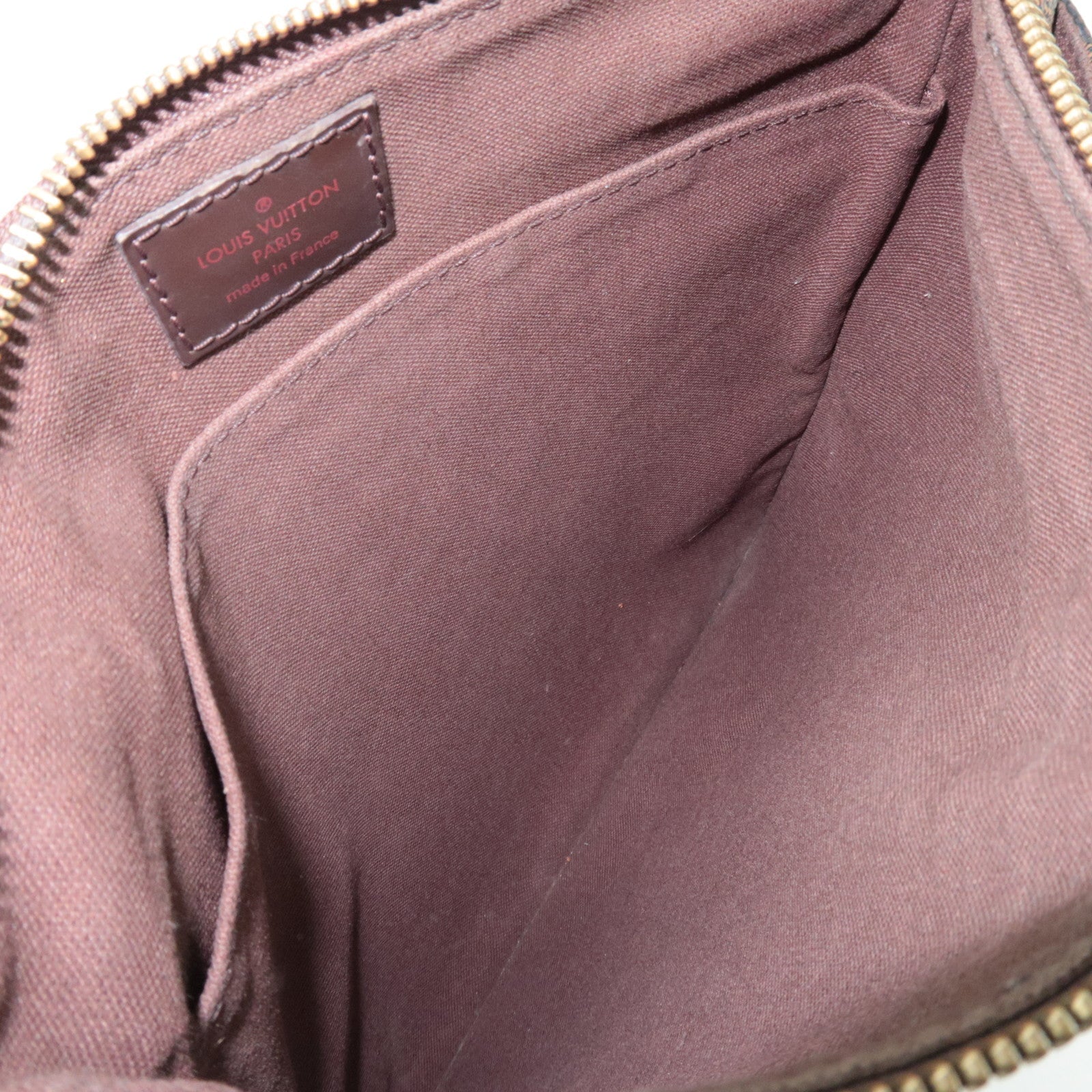 Louis Vuitton Damier Pochette Plat Brooklyn Shoulder Bag N41100 RI4102