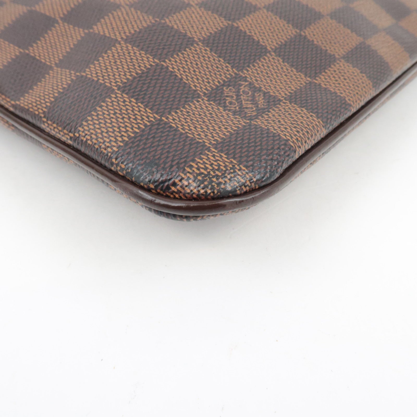 Louis Vuitton Damier Pochette Plat Brooklyn Shoulder Bag N41100 RI4102