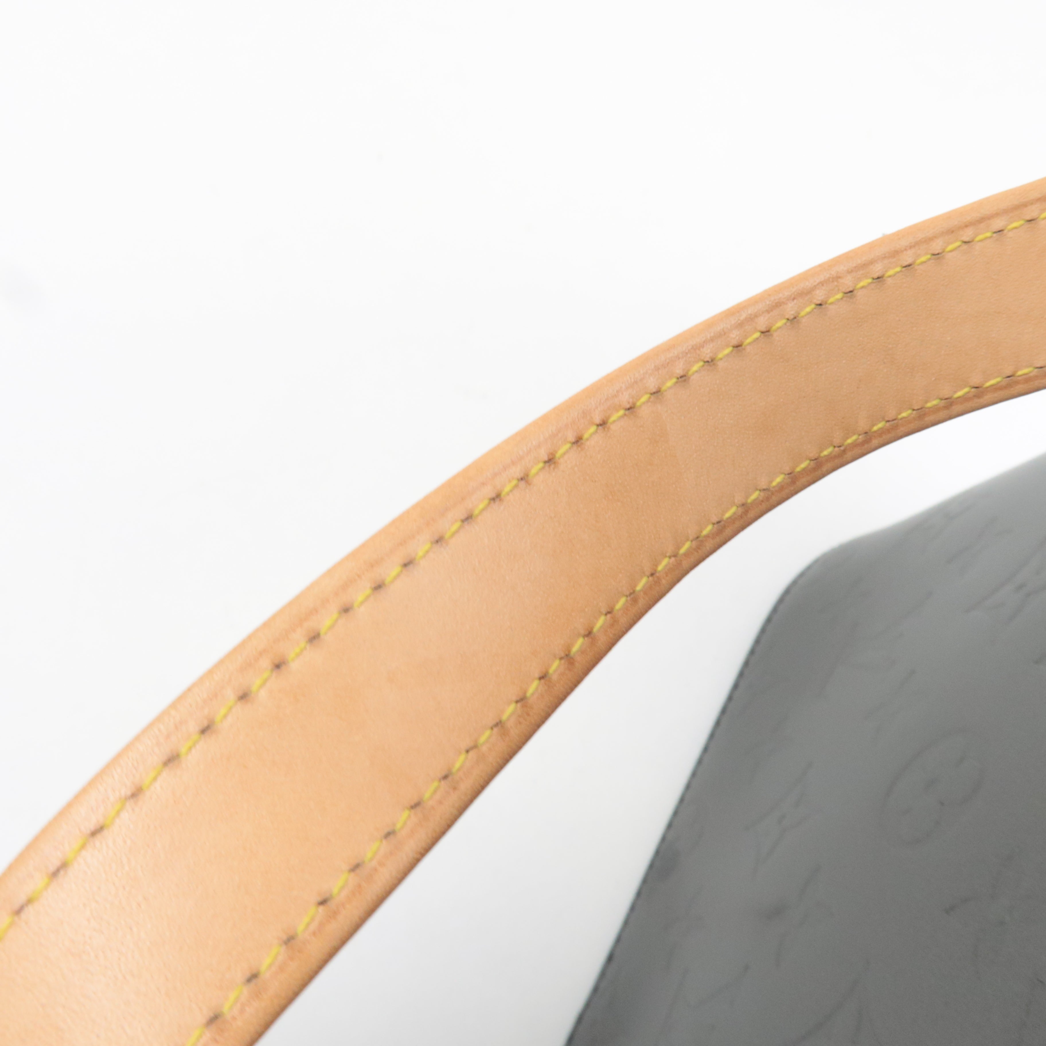 Louis Vuitton Monogram Matte Stockton Handbag Noir M55112 CA0093