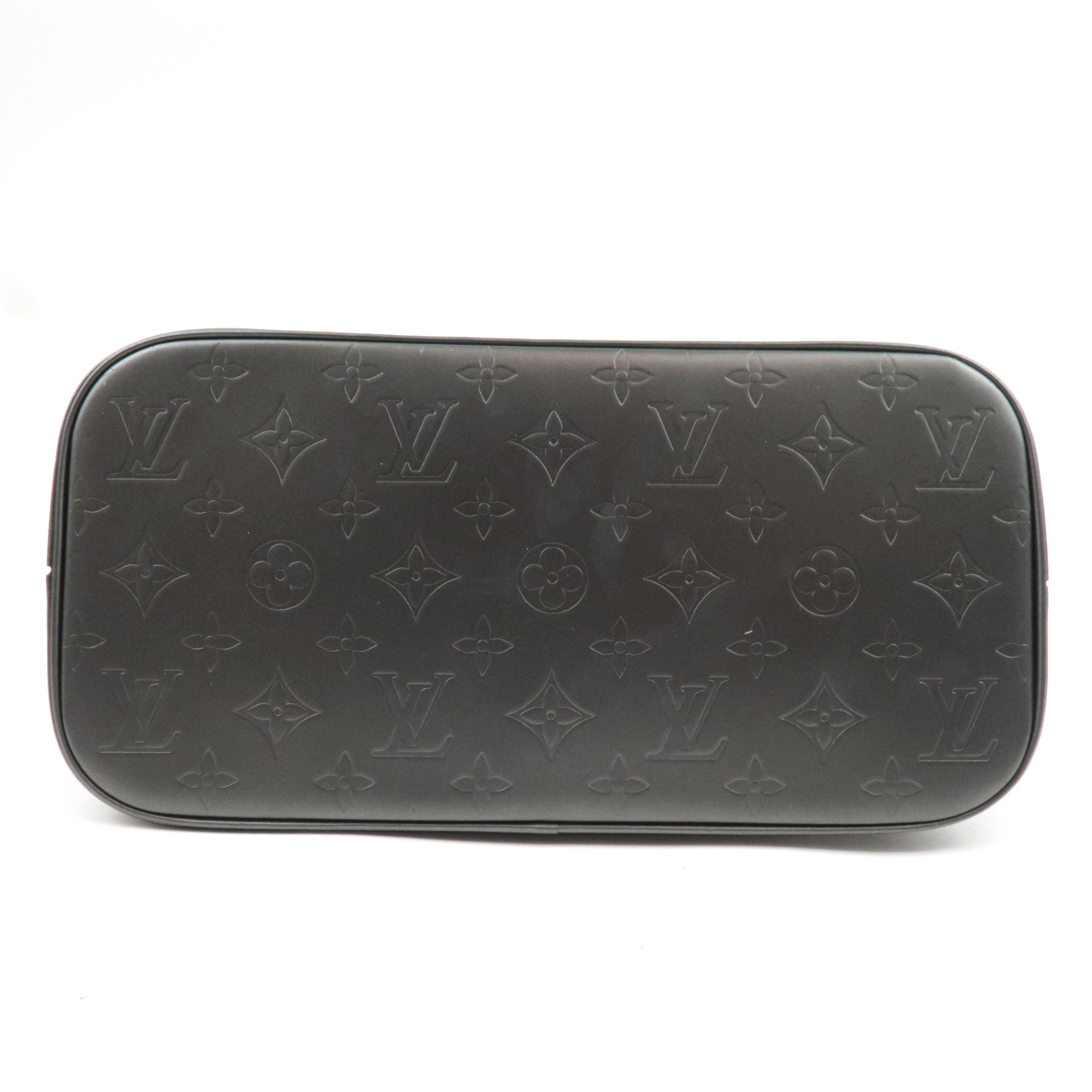 Louis Vuitton Monogram Matte Stockton Handbag Noir M55112 CA0093