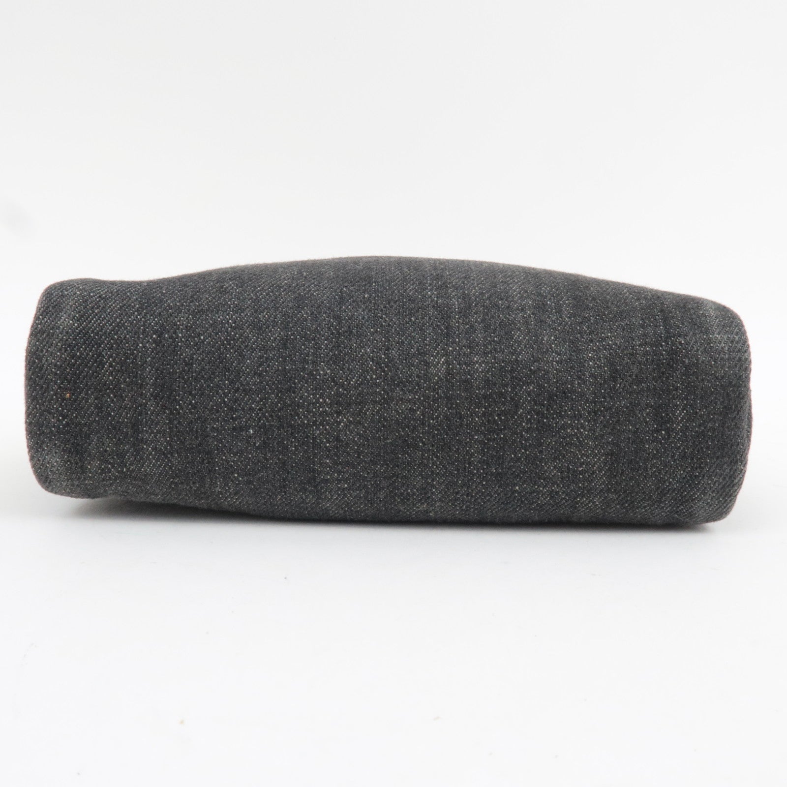 PRADA Logo Cosmetic Pouch Denim Black 1N0021 *G card