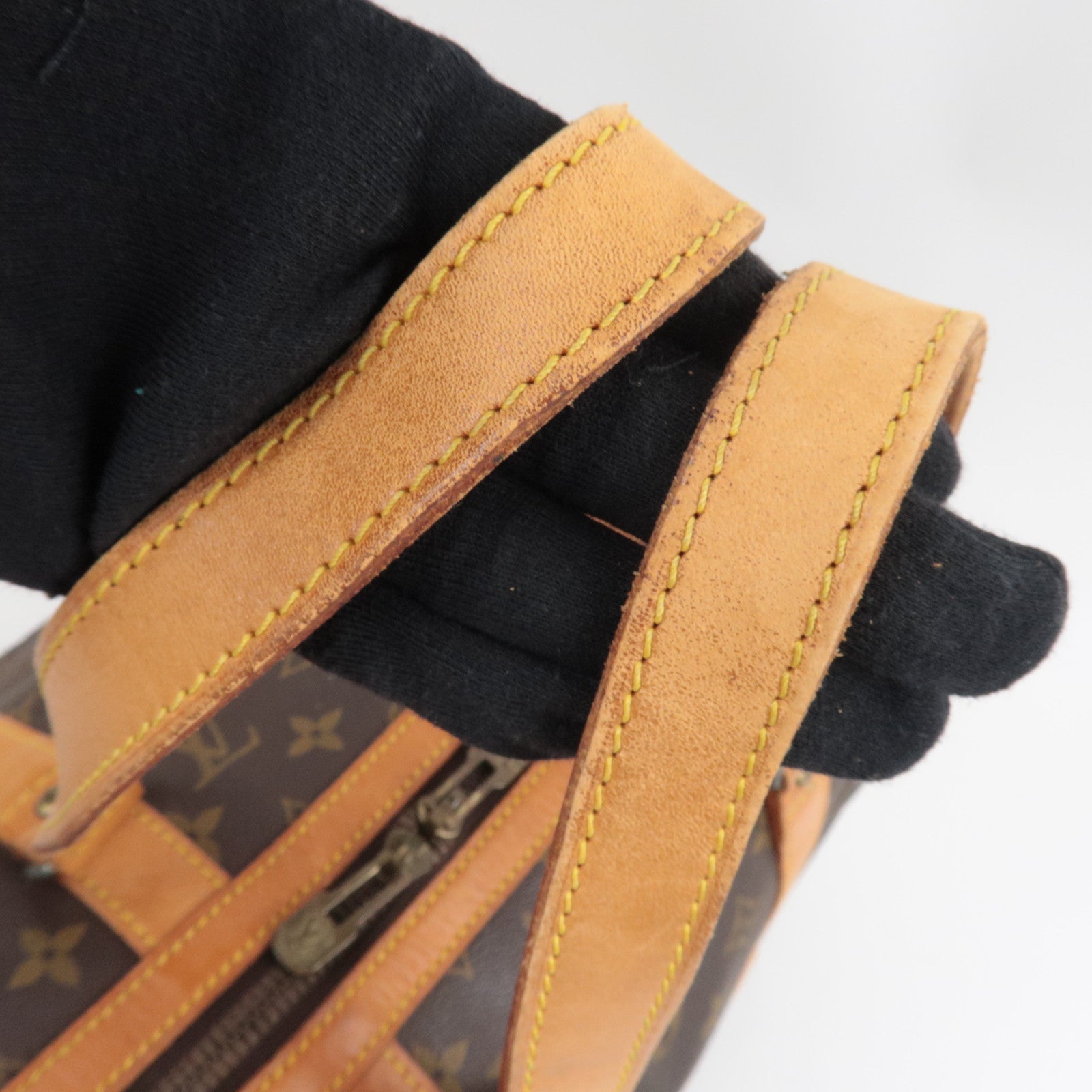 Louis Vuitton Monogram Sac Souple 45 Travel Bag M41624 844 *Name tag, Poignet