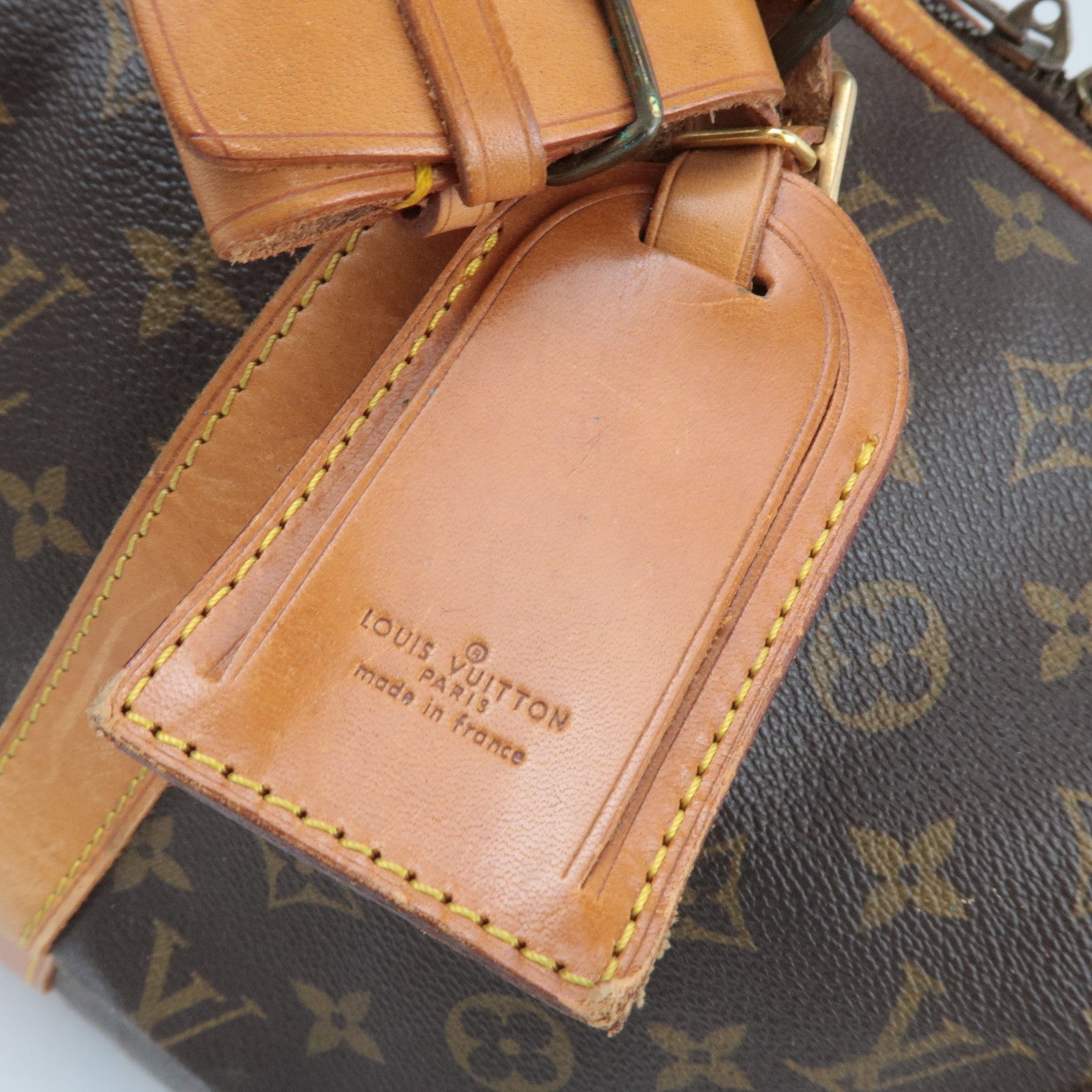 Louis Vuitton Monogram Sac Souple 45 Travel Bag M41624 844 *Name tag, Poignet