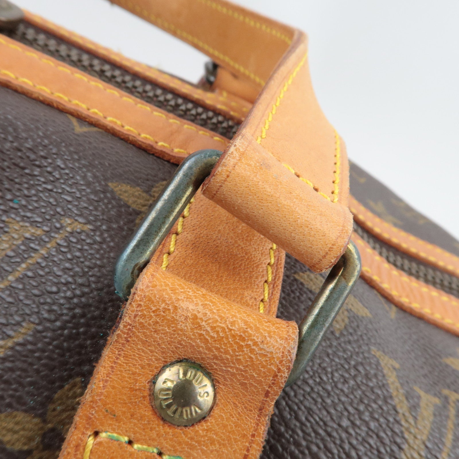 Louis Vuitton Monogram Sac Souple 45 Travel Bag M41624 844 *Name tag, Poignet