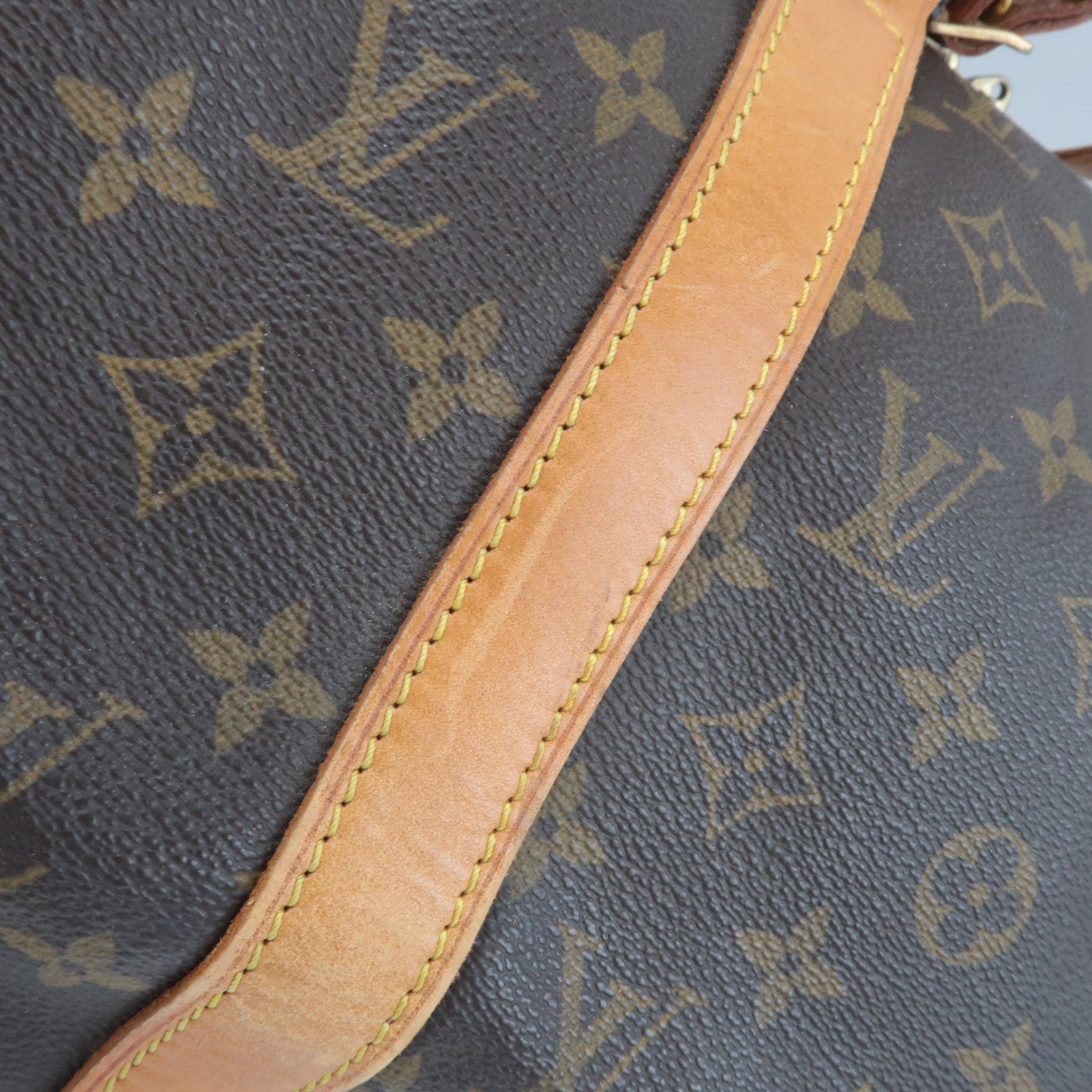 Louis Vuitton Monogram Sac Souple 45 Travel Bag M41624 844 *Name tag, Poignet