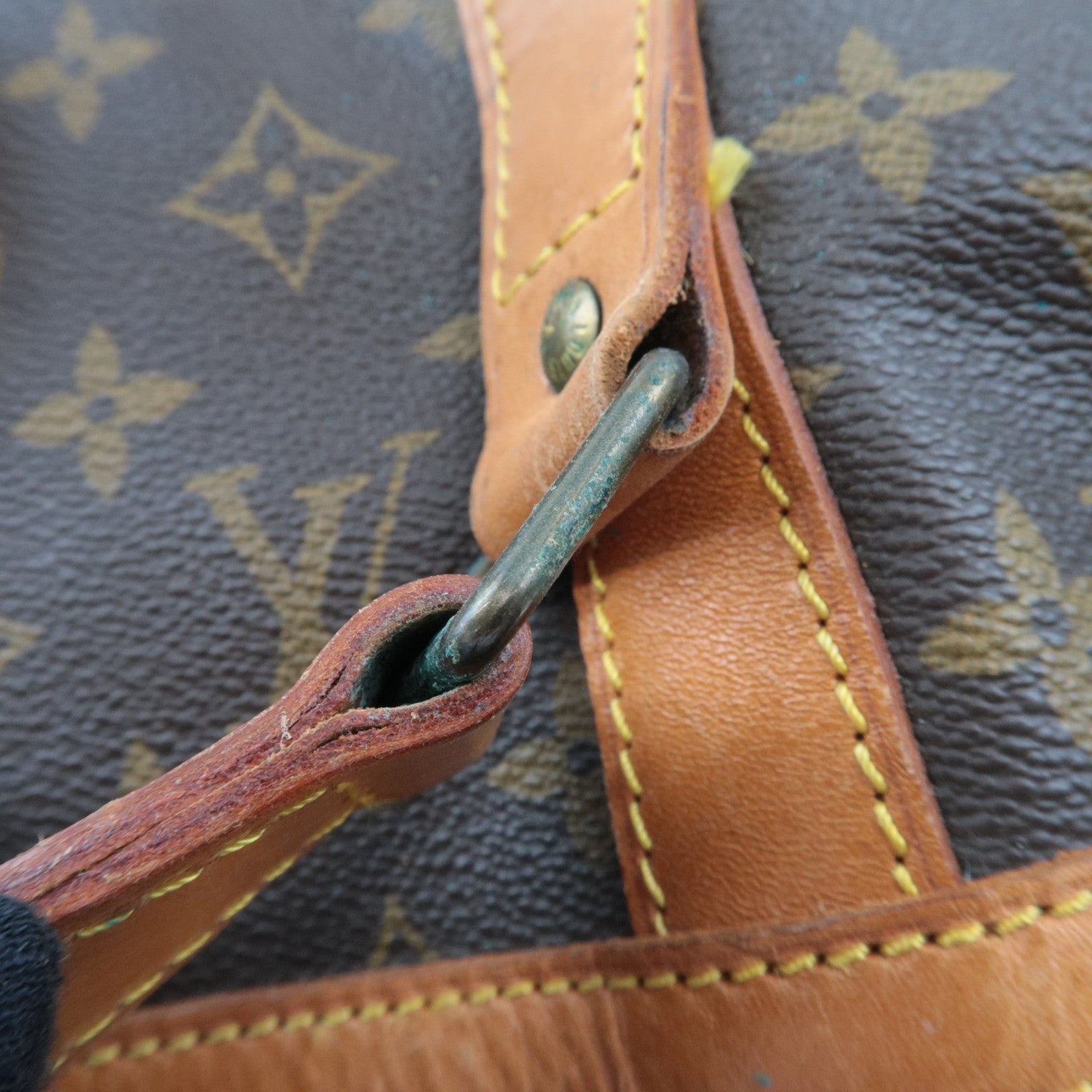 Louis Vuitton Monogram Sac Souple 45 Travel Bag M41624 844 *Name tag, Poignet