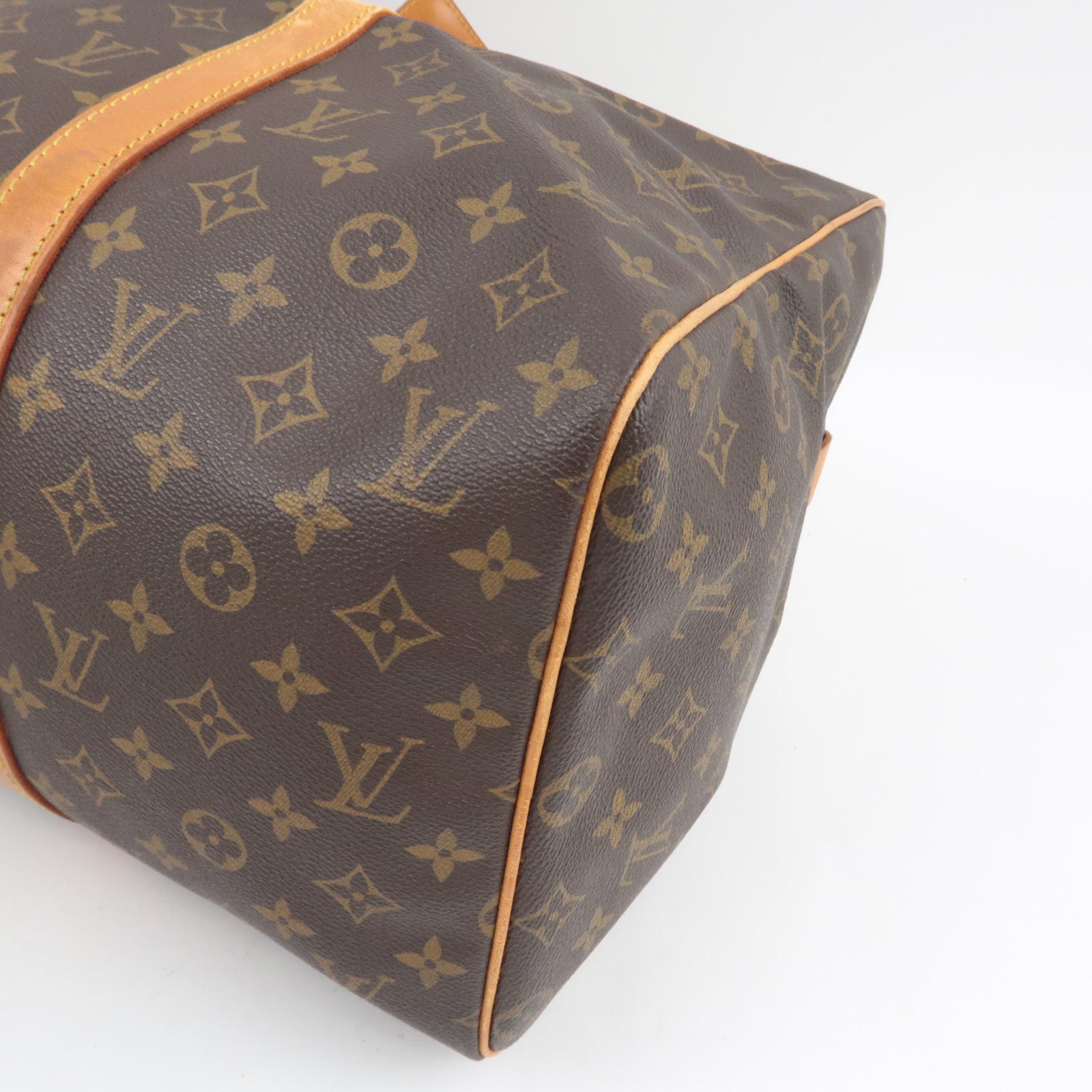 Louis Vuitton Monogram Sac Souple 45 Travel Bag M41624 844 *Name tag, Poignet