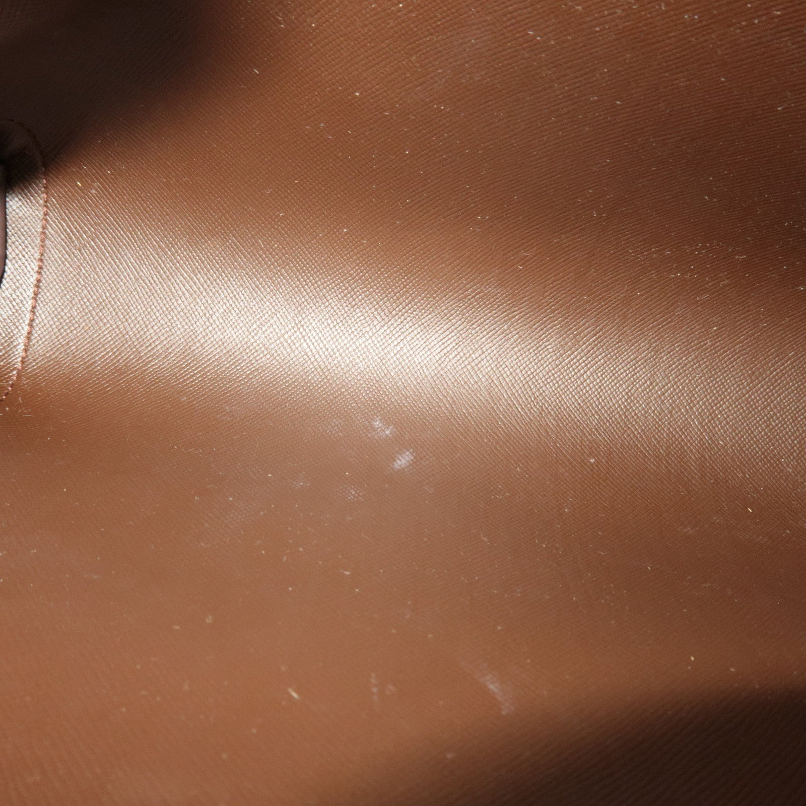 BURBERRY Burberry's Plaid Pouch Canvas Leather Khaki Brown *Box