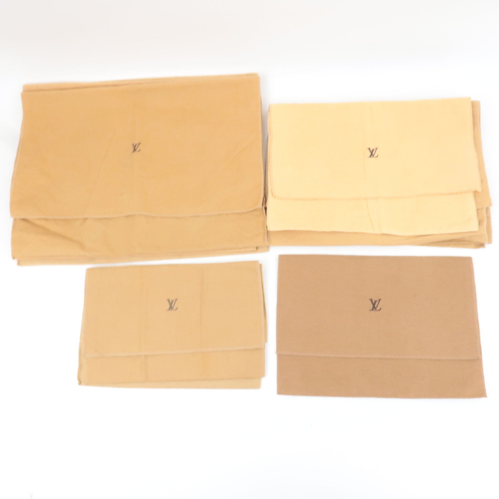 Louis Vuitton Set of 10 Dust Bag Cotton Beige