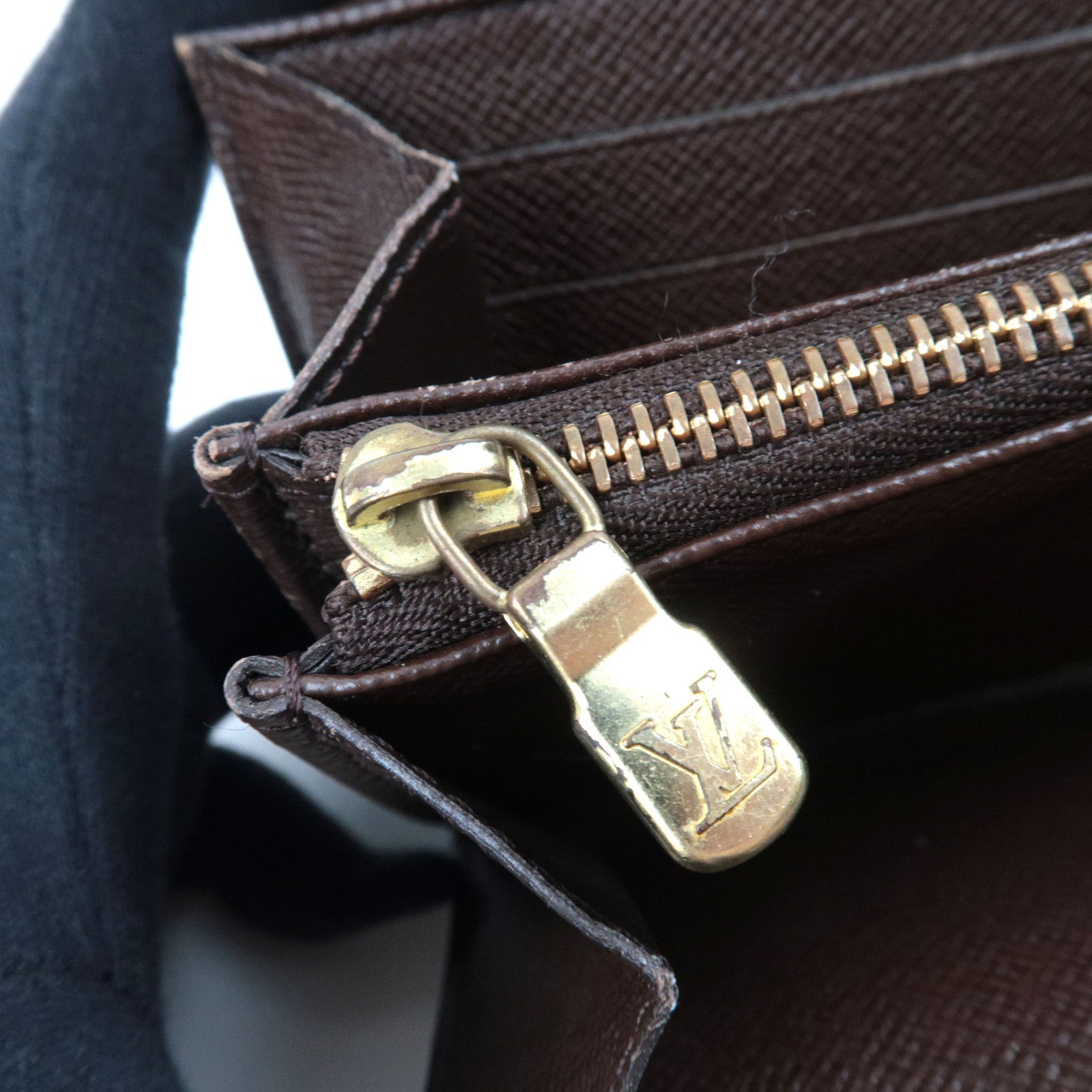 Louis Vuitton Damier Portefeuille Sarah Long Wallet N61734 CA0096