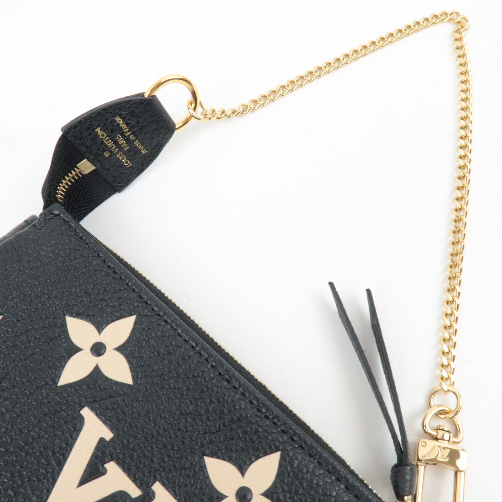 Louis Vuitton Bicolor Monogram Empreinte Mini Pochette Accessoires Noir M80732 RFID *Box, Dust bag