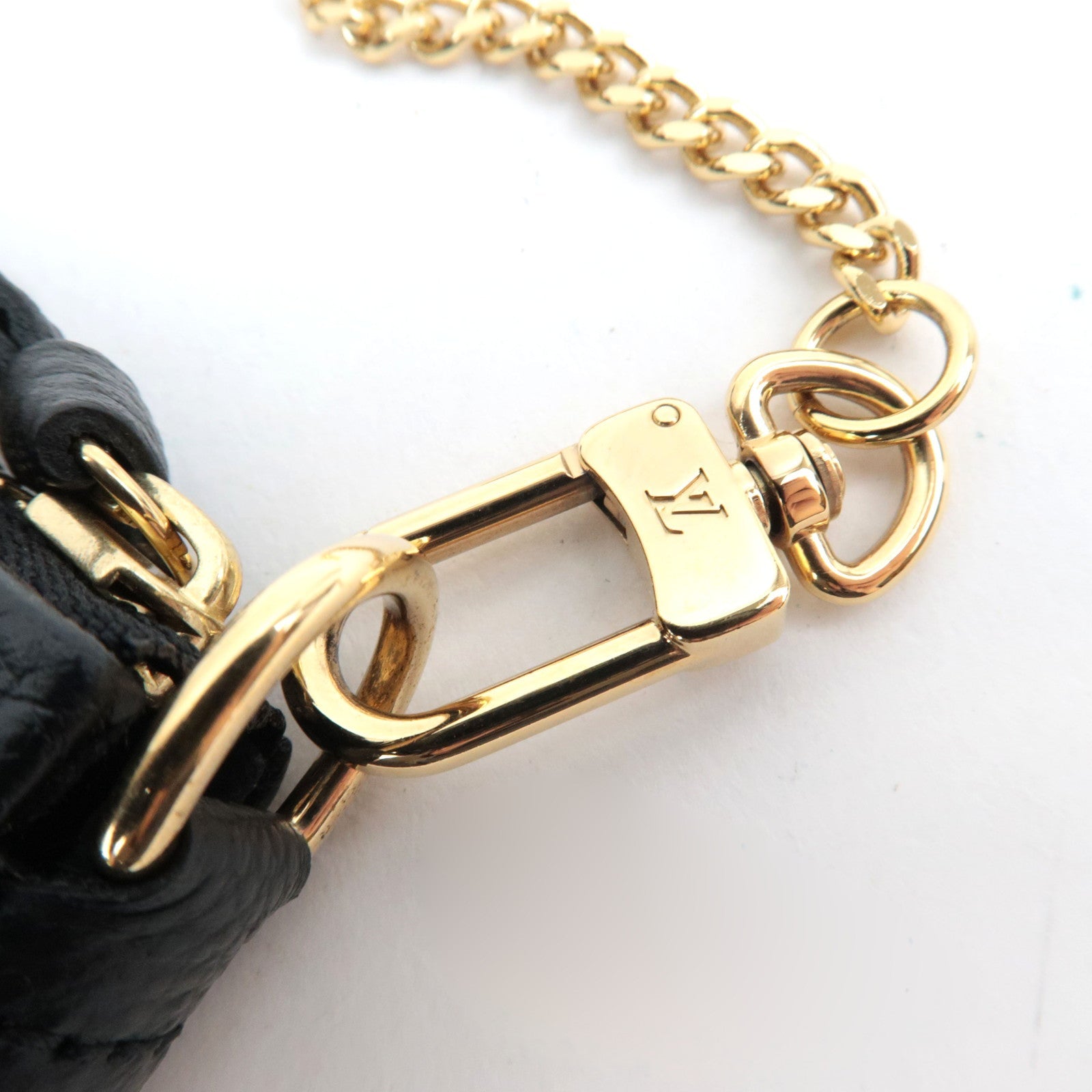 Louis Vuitton Bicolor Monogram Empreinte Mini Pochette Accessoires Noir M80732 RFID *Box, Dust bag