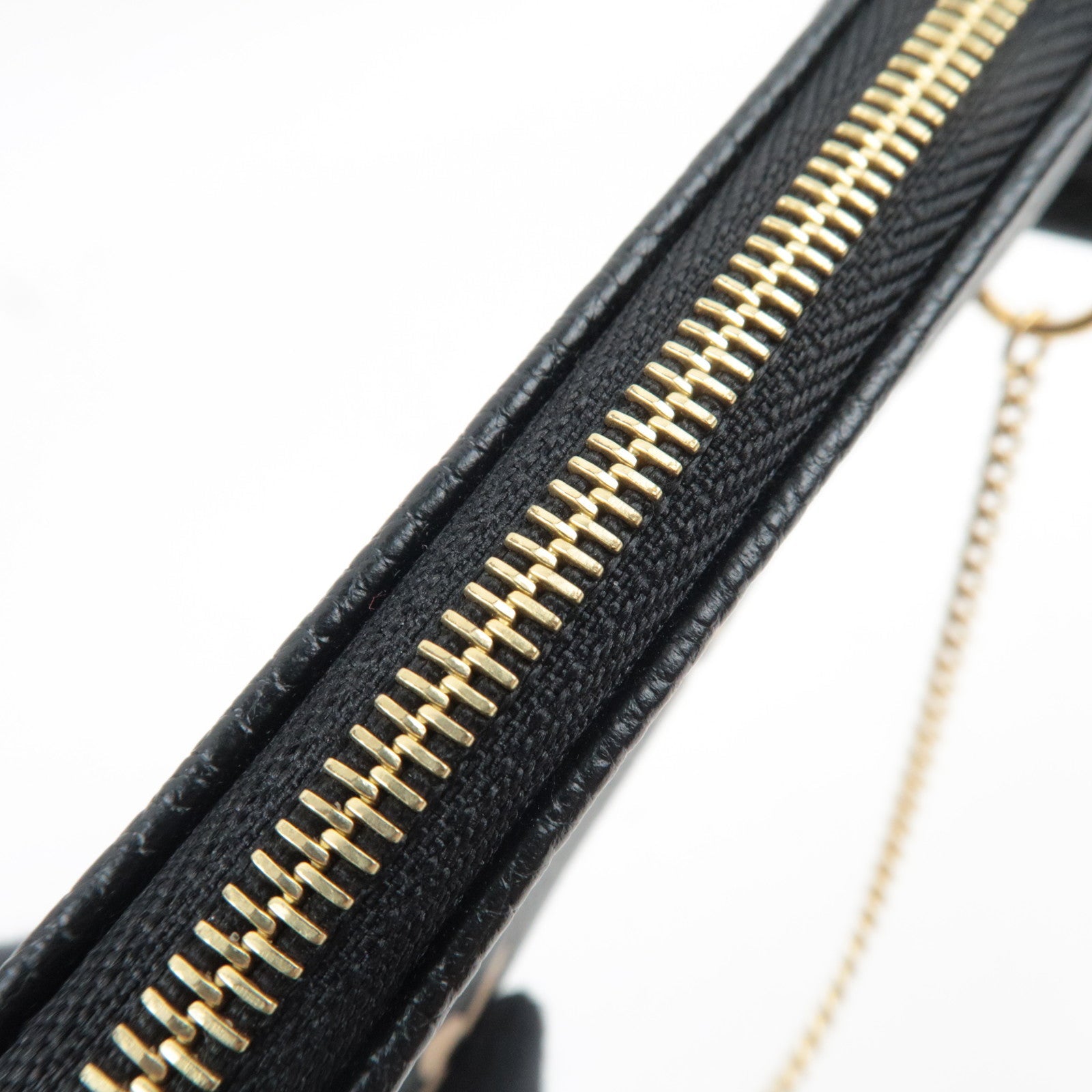 Louis Vuitton Bicolor Monogram Empreinte Mini Pochette Accessoires Noir M80732 RFID *Box, Dust bag