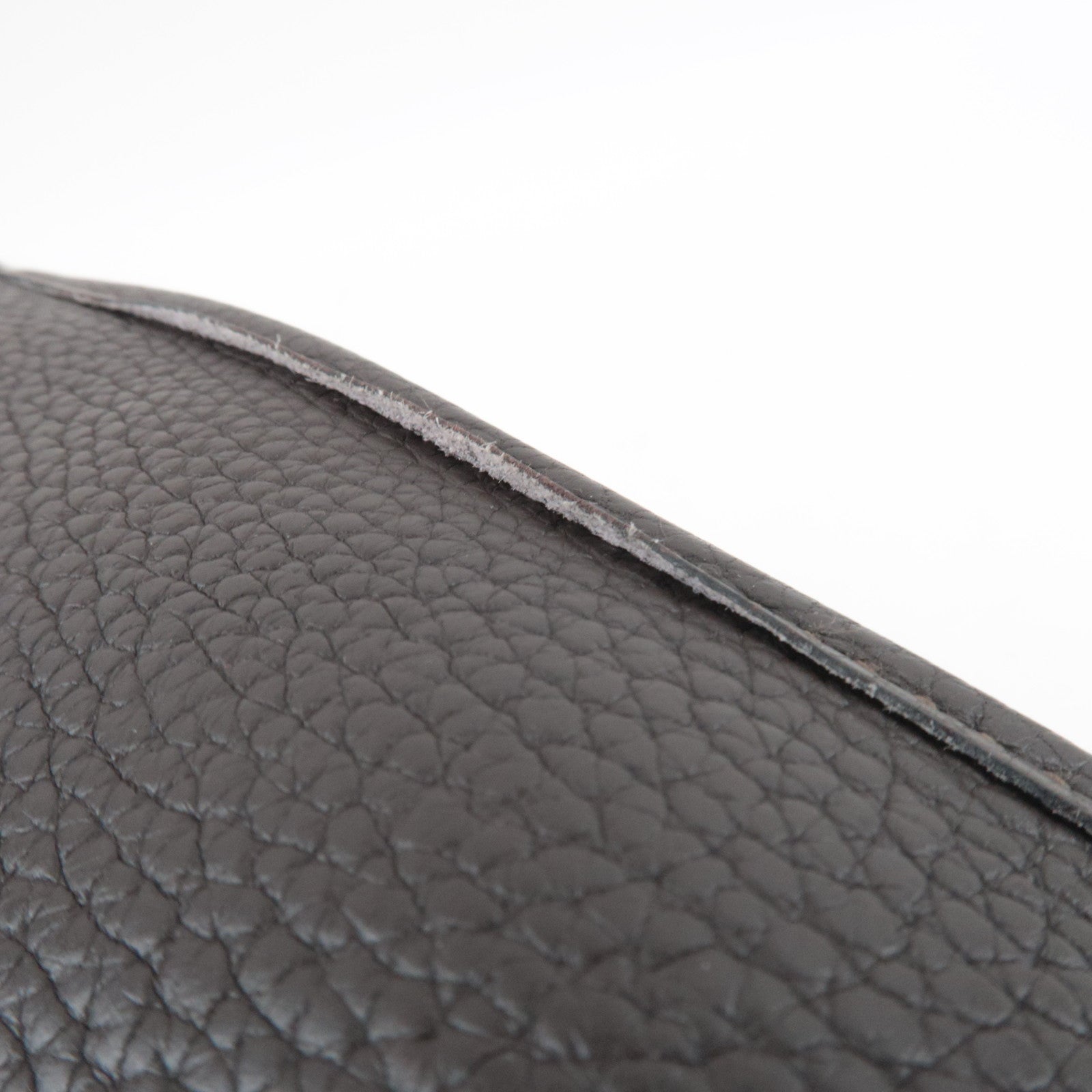 HERMES Evelyne 1GM Shoulder Bag □H Stamp (2004) Taurillon Clemence Brown Gold HDW