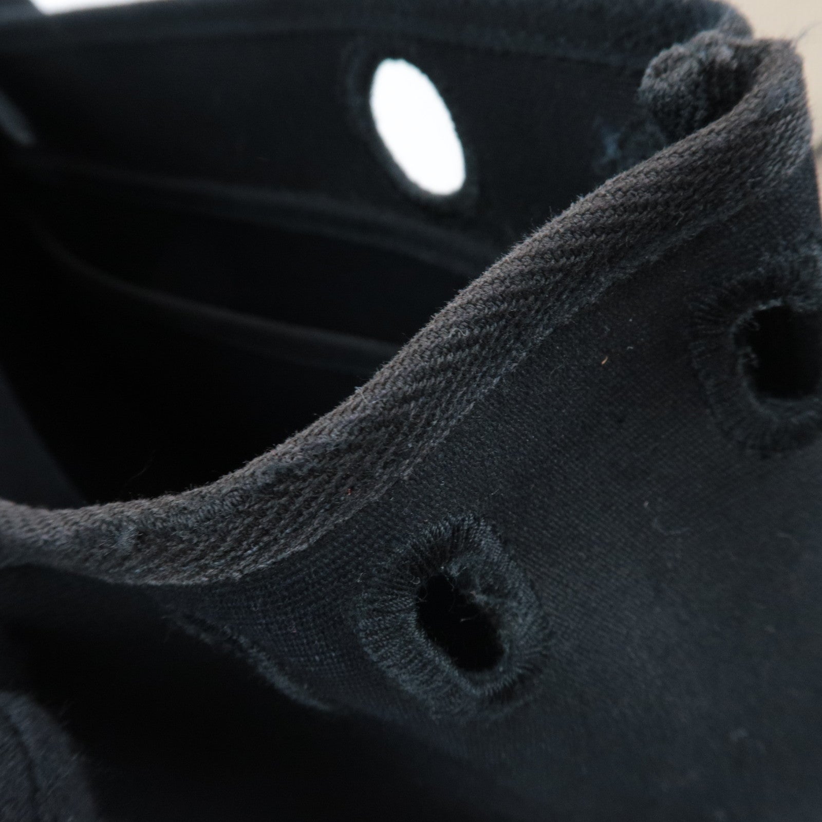 HERMES Her Bag Cabas PM □H Stamp (2004) Canvas Leather Beige Black *Spare bag