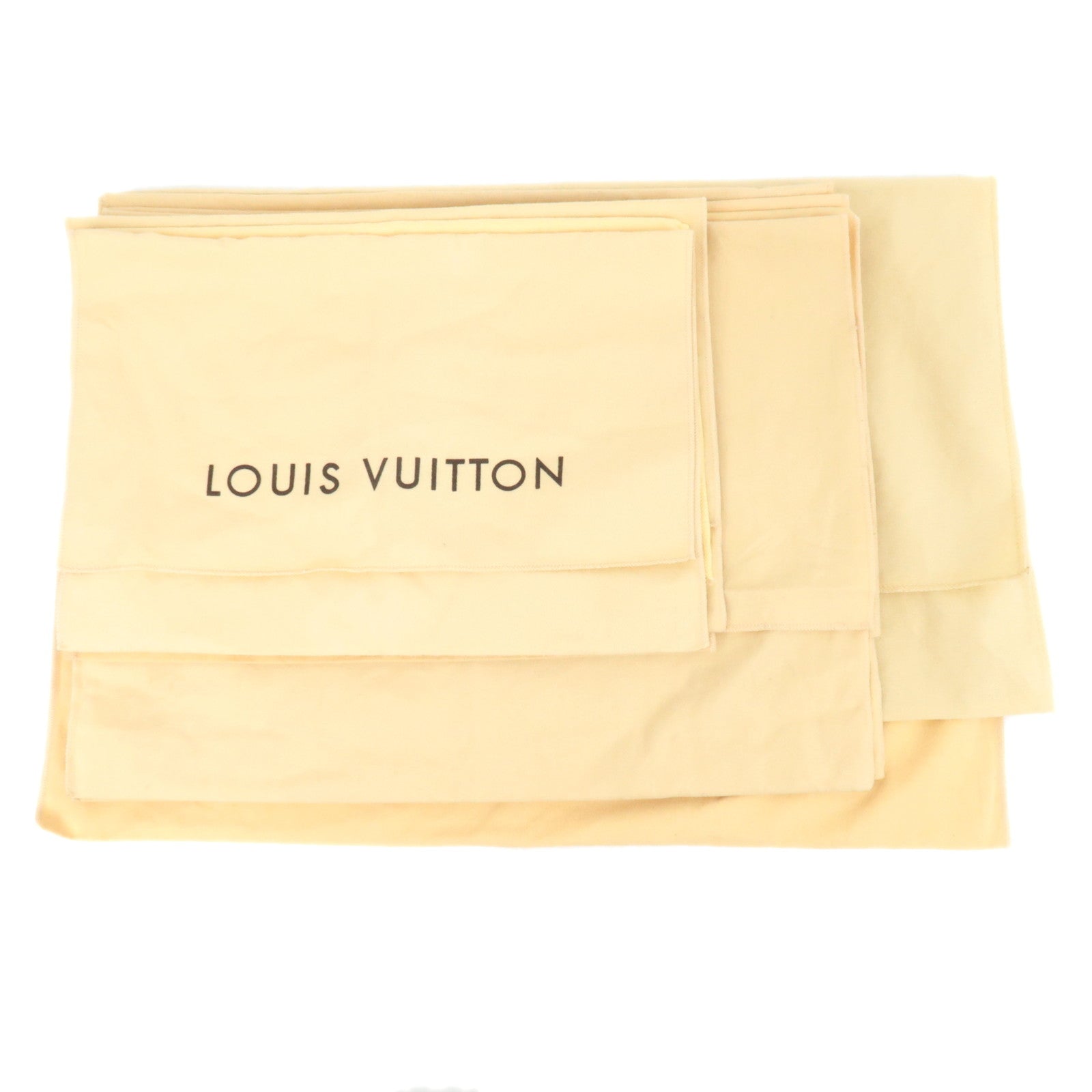 Louis Vuitton Set of 10 Dust Bag Cotton Beige   81271