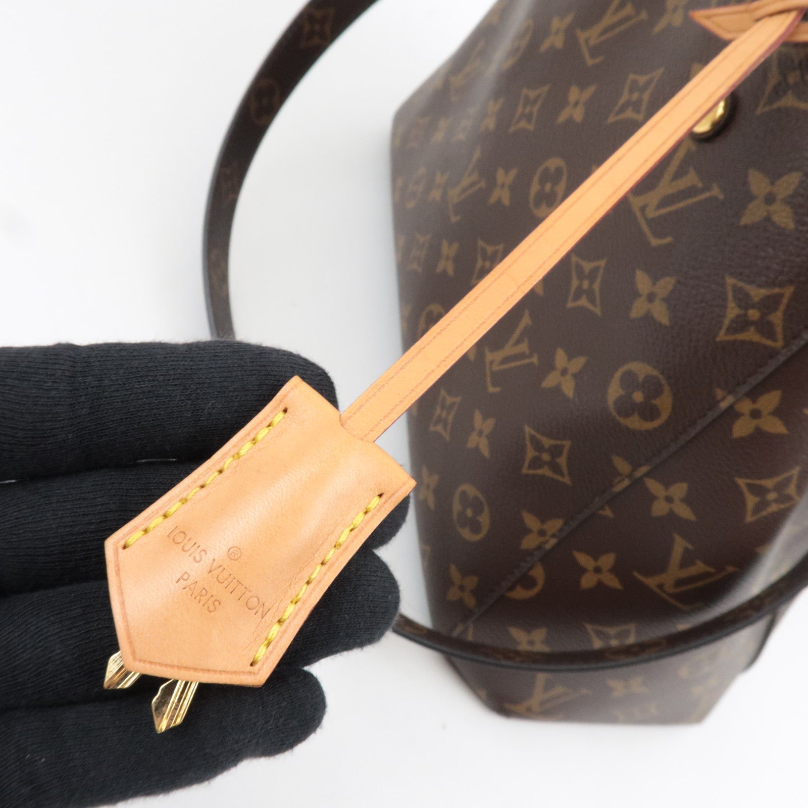 Louis Vuitton Monogram Montaigne MM 2Way Handbag M41056 CA2188 *Strap, Key Lock, Clochette