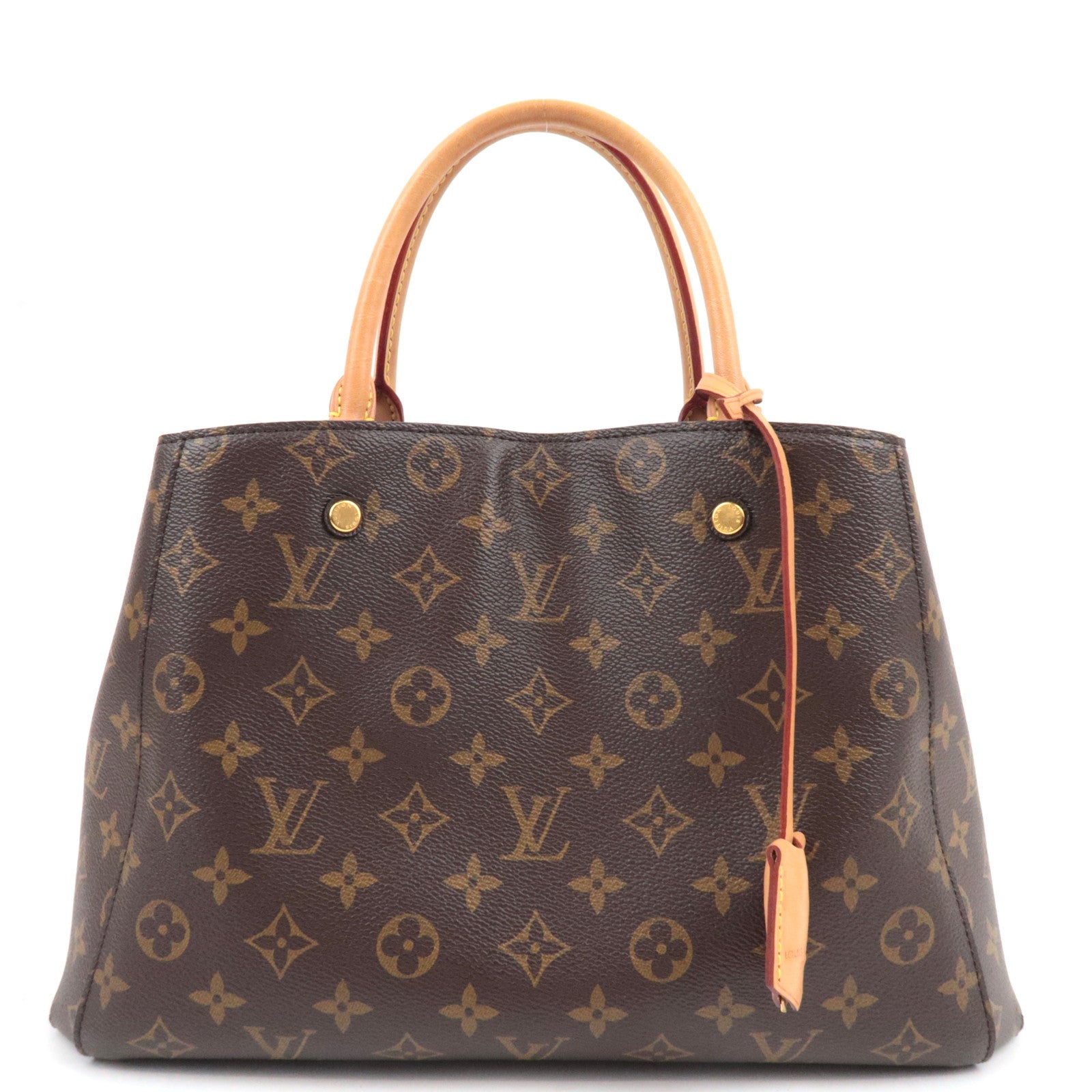 Louis Vuitton Monogram Montaigne MM 2Way Handbag M41056 CA2188 *Strap, Key Lock, Clochette
