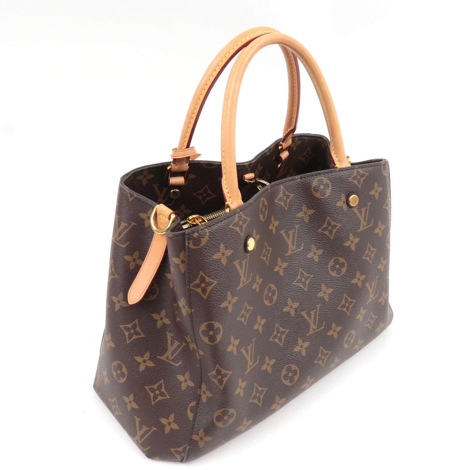 Louis Vuitton Monogram Montaigne MM 2Way Handbag M41056 CA2188 *Strap, Key Lock, Clochette